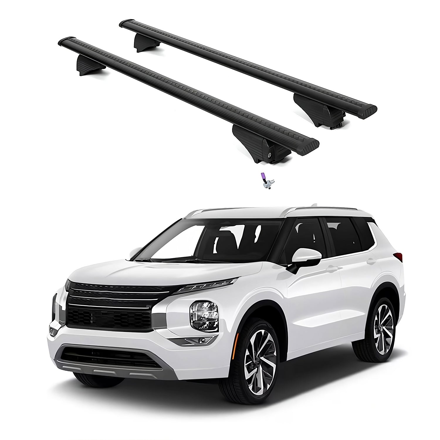 ERKUL Roof Rack Crossbars For MITSUBISHI OUTLANDER PHEV 2023-2026