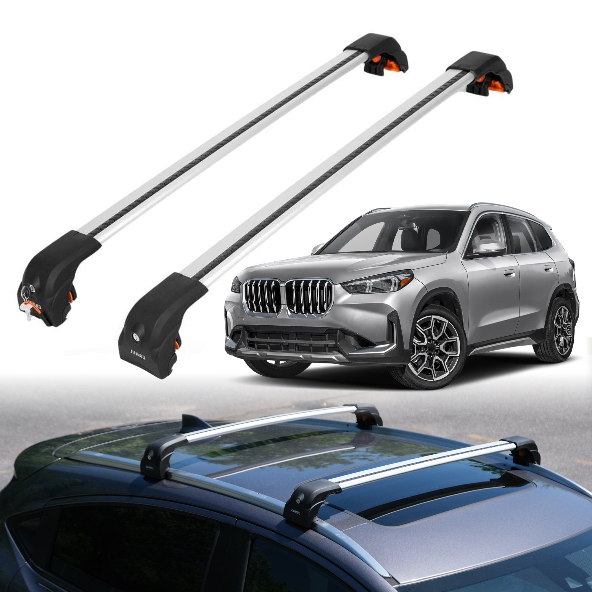 ERKUL Roof Rack Crossbars For BMW X1 2023-2026