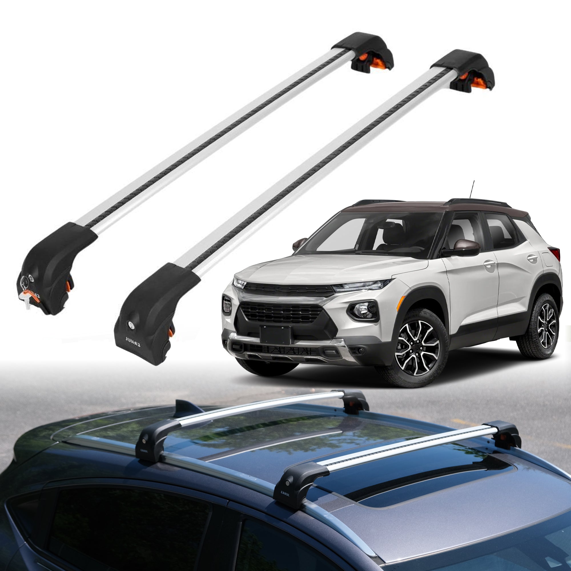 ERKUL Roof Rack Crossbars For CHEVROLET TRAILBLAZER 2021-2026