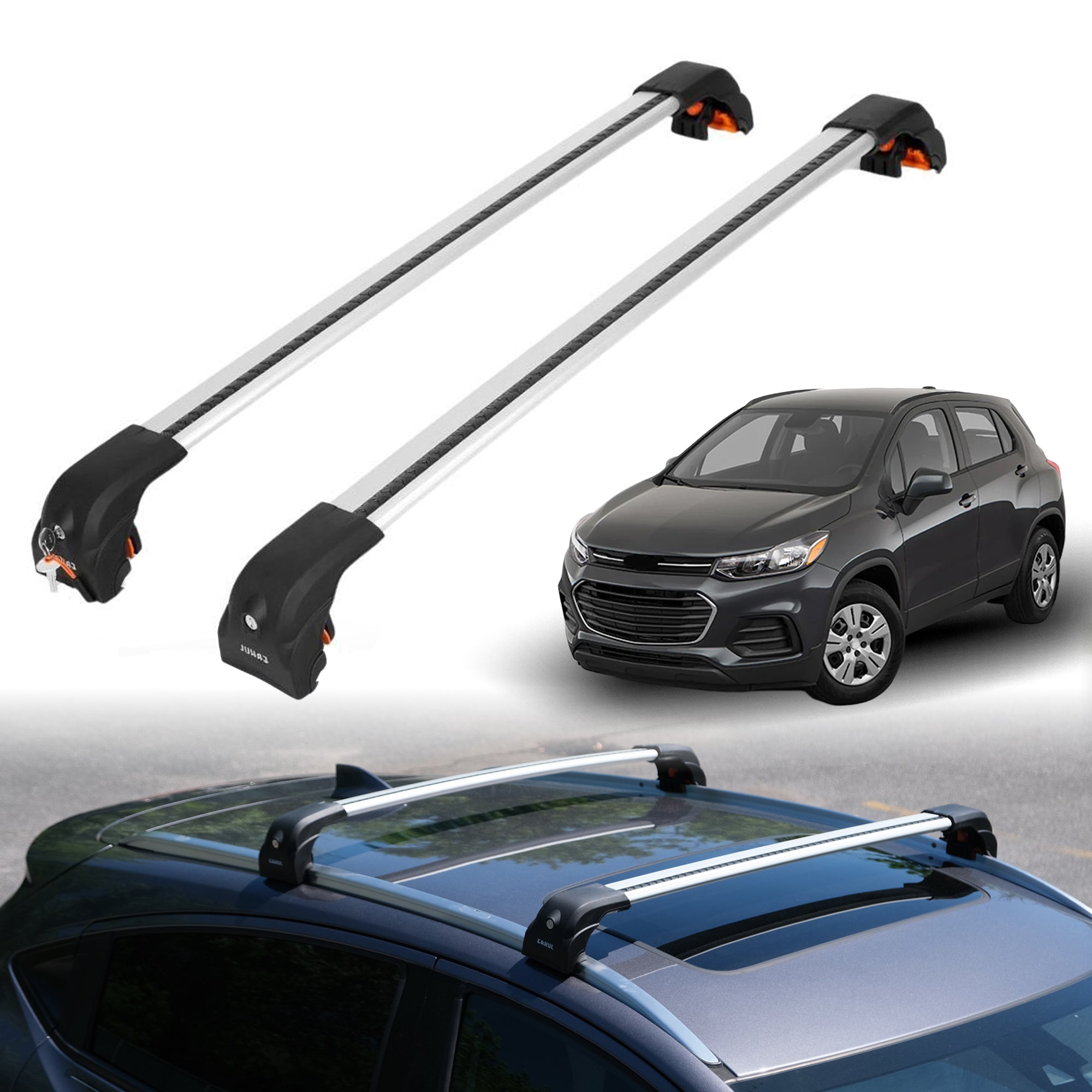 ERKUL Roof Rack Crossbars For CHEVROLET TRAX 2013-2022