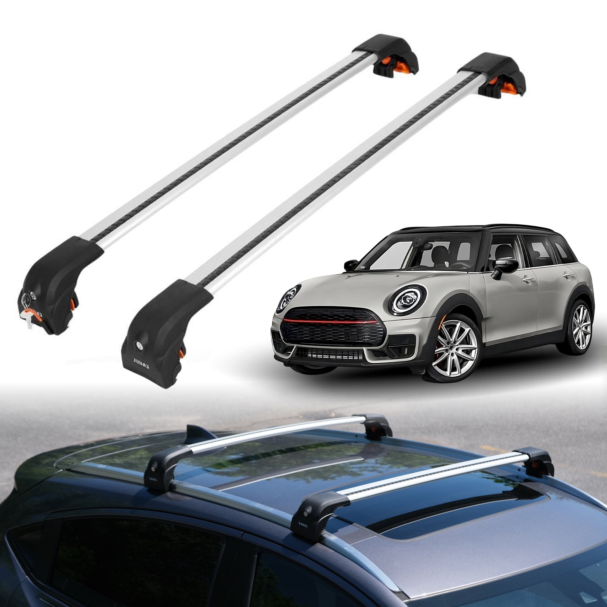 ERKUL Roof Rack Crossbars For MINI COOPER CLUBMAN 2016-2024