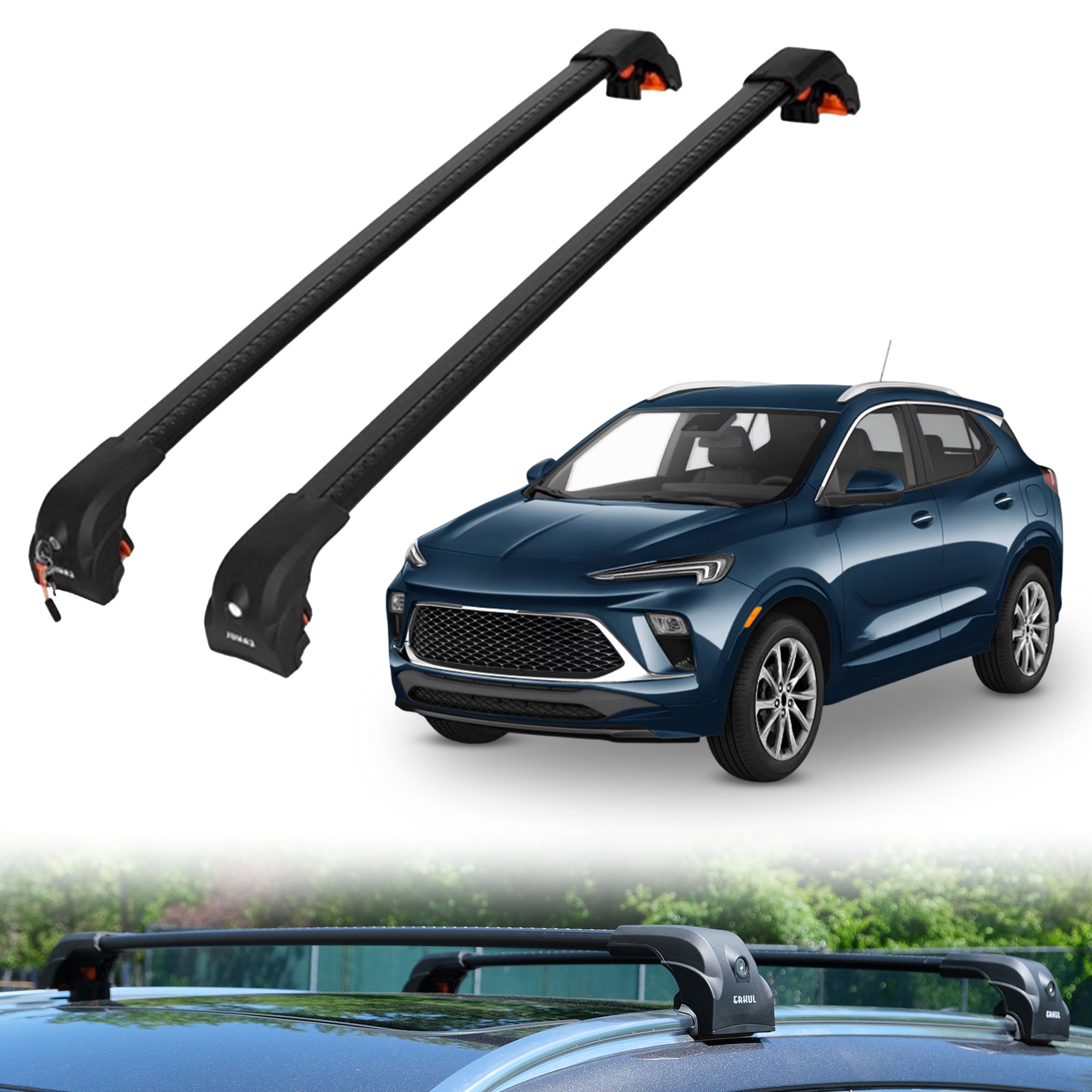 ERKUL Roof Rack Crossbars For BUICK ENCORE GX 2020-2026