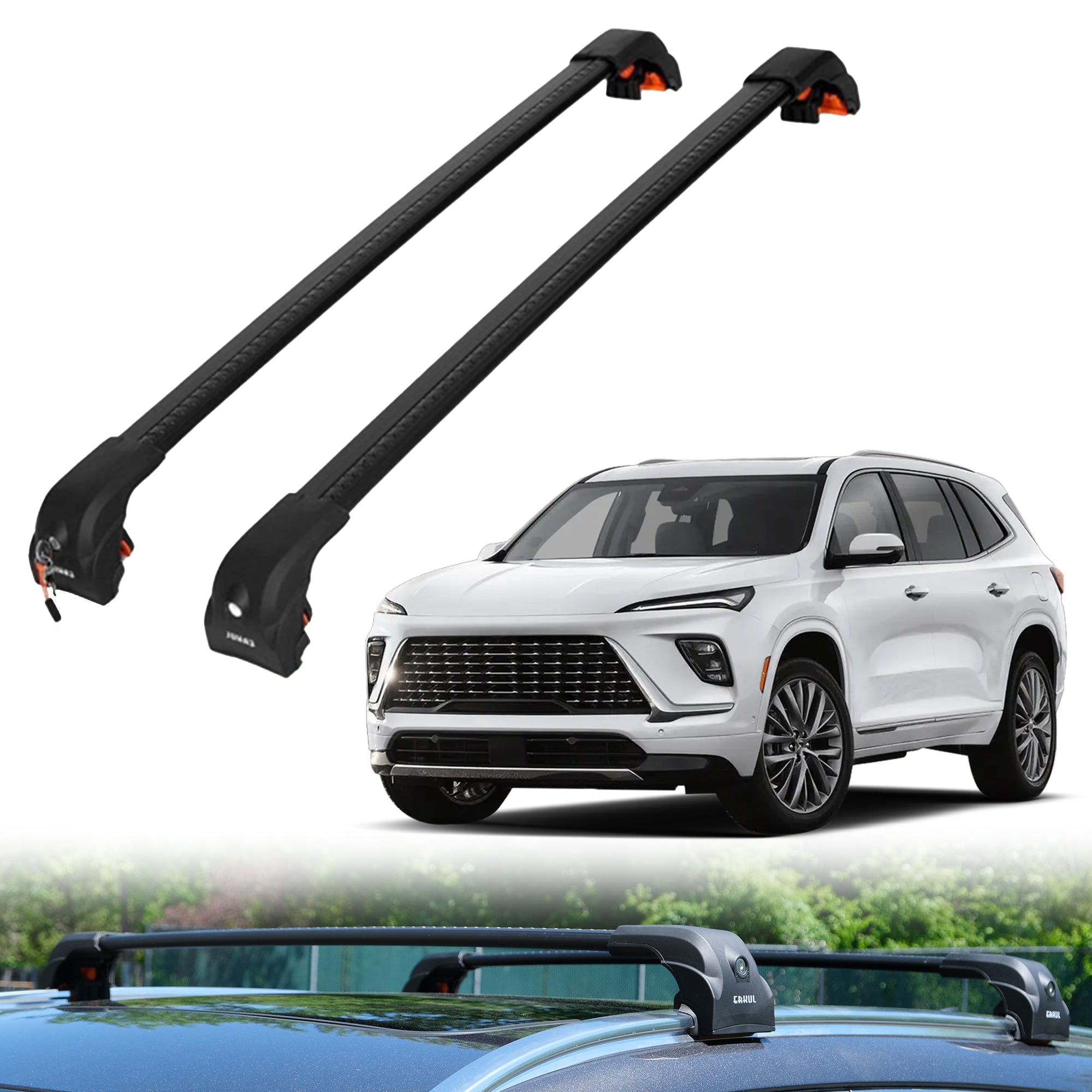 ERKUL Roof Rack Crossbars For BUICK ENCLAVE 2025-2026