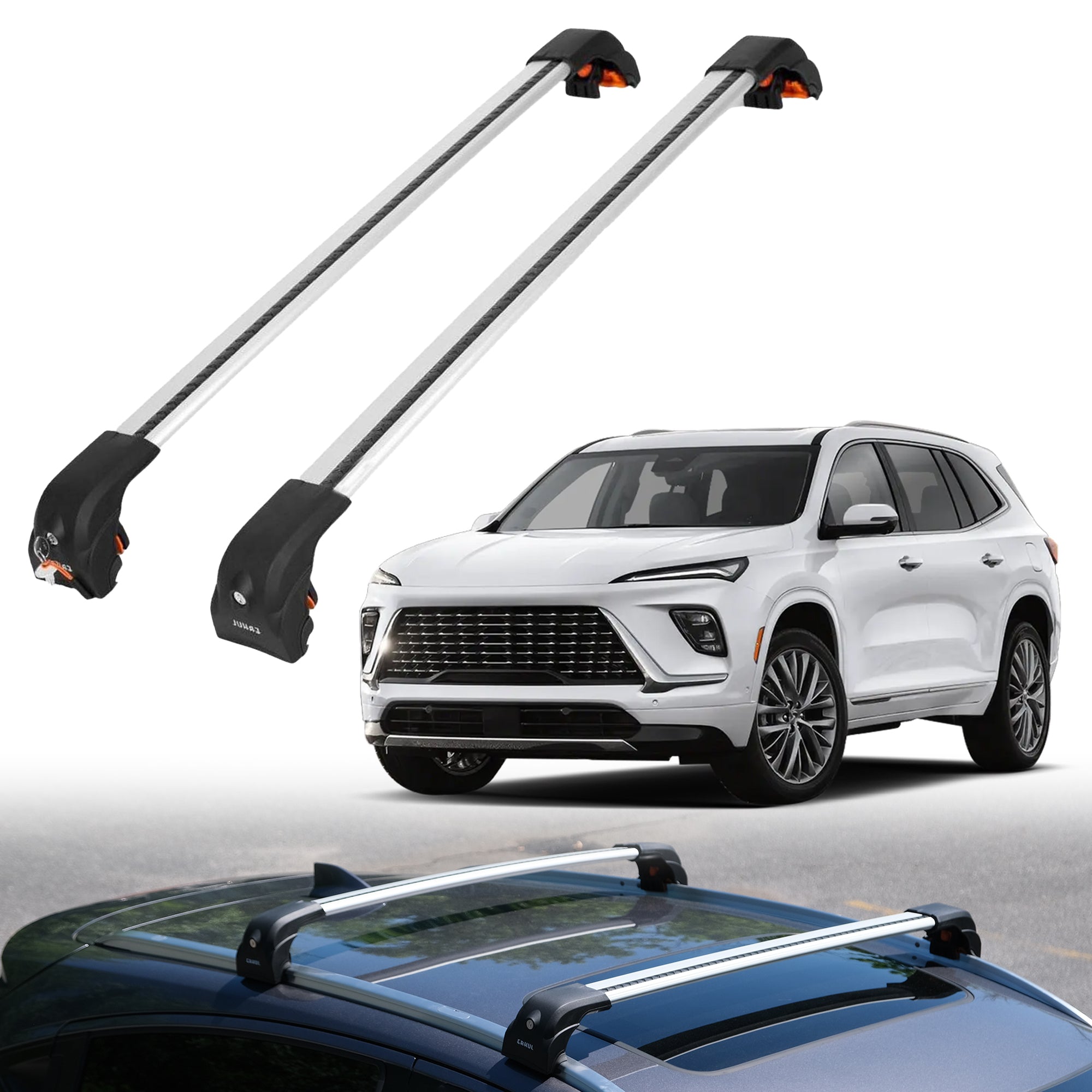 ERKUL Roof Rack Crossbars For BUICK ENCLAVE 2025-2026
