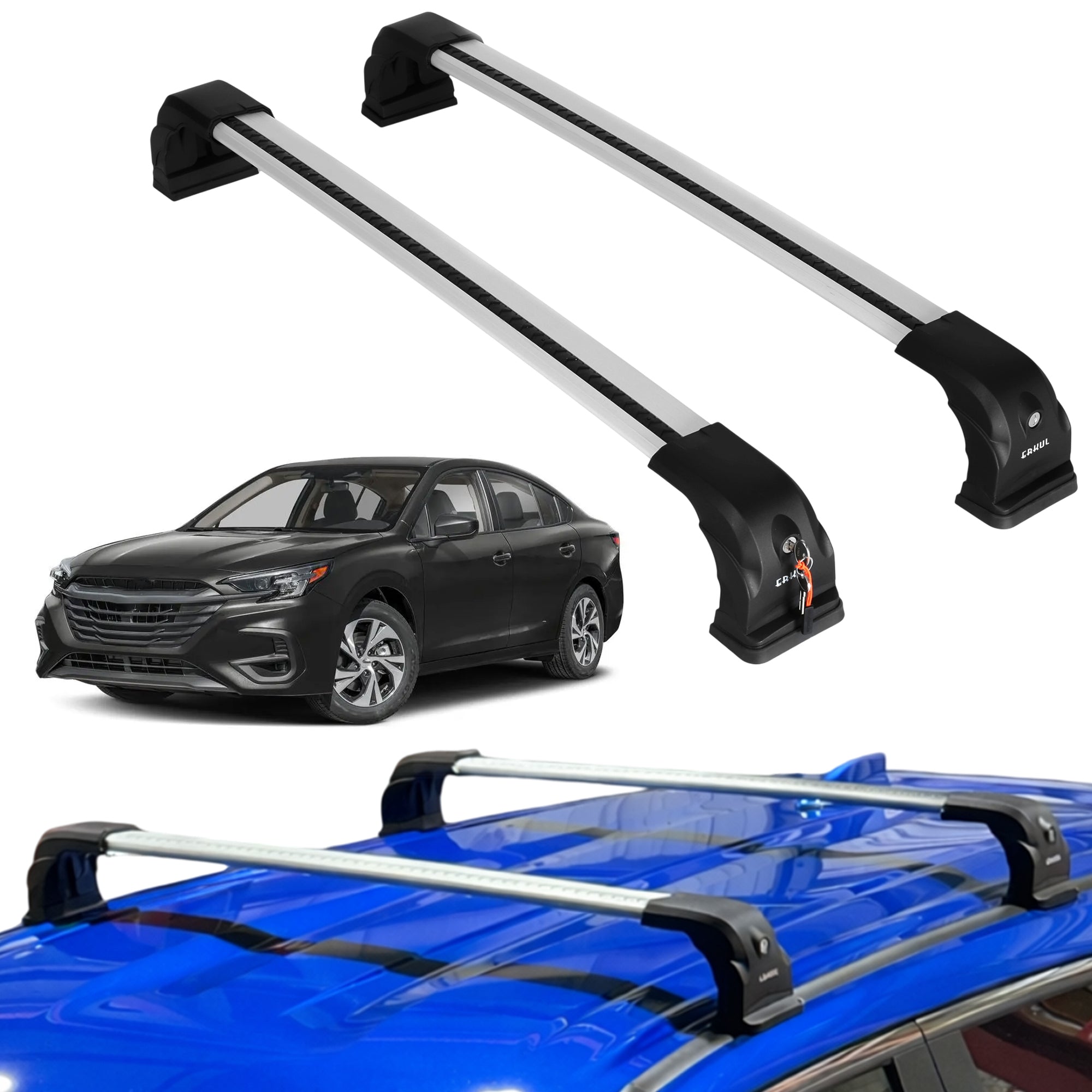 ERKUL Roof Rack Crossbars For SUBARU LEGACY 2020-2025