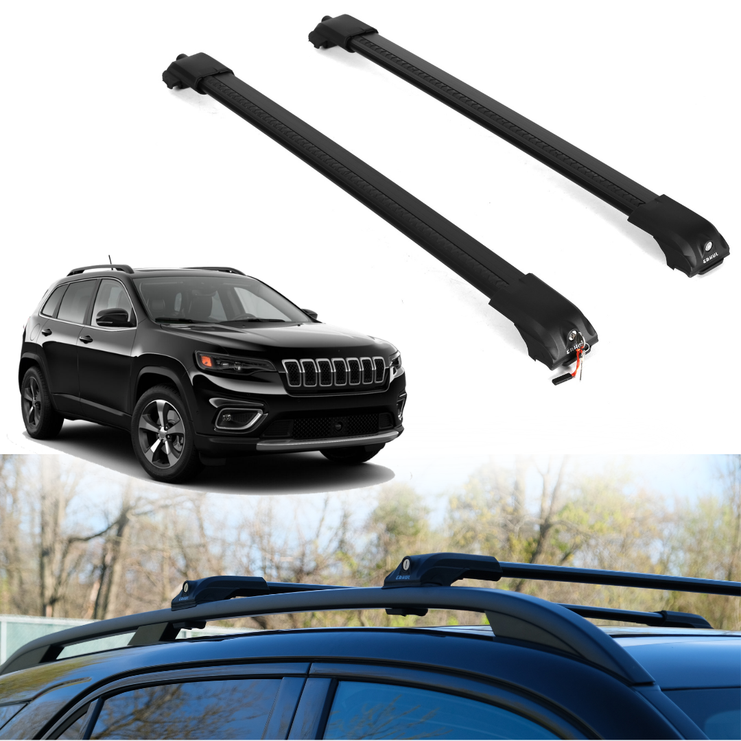 ERKUL Roof Rack Crossbars For JEEP CHEROKEE 2014-2023