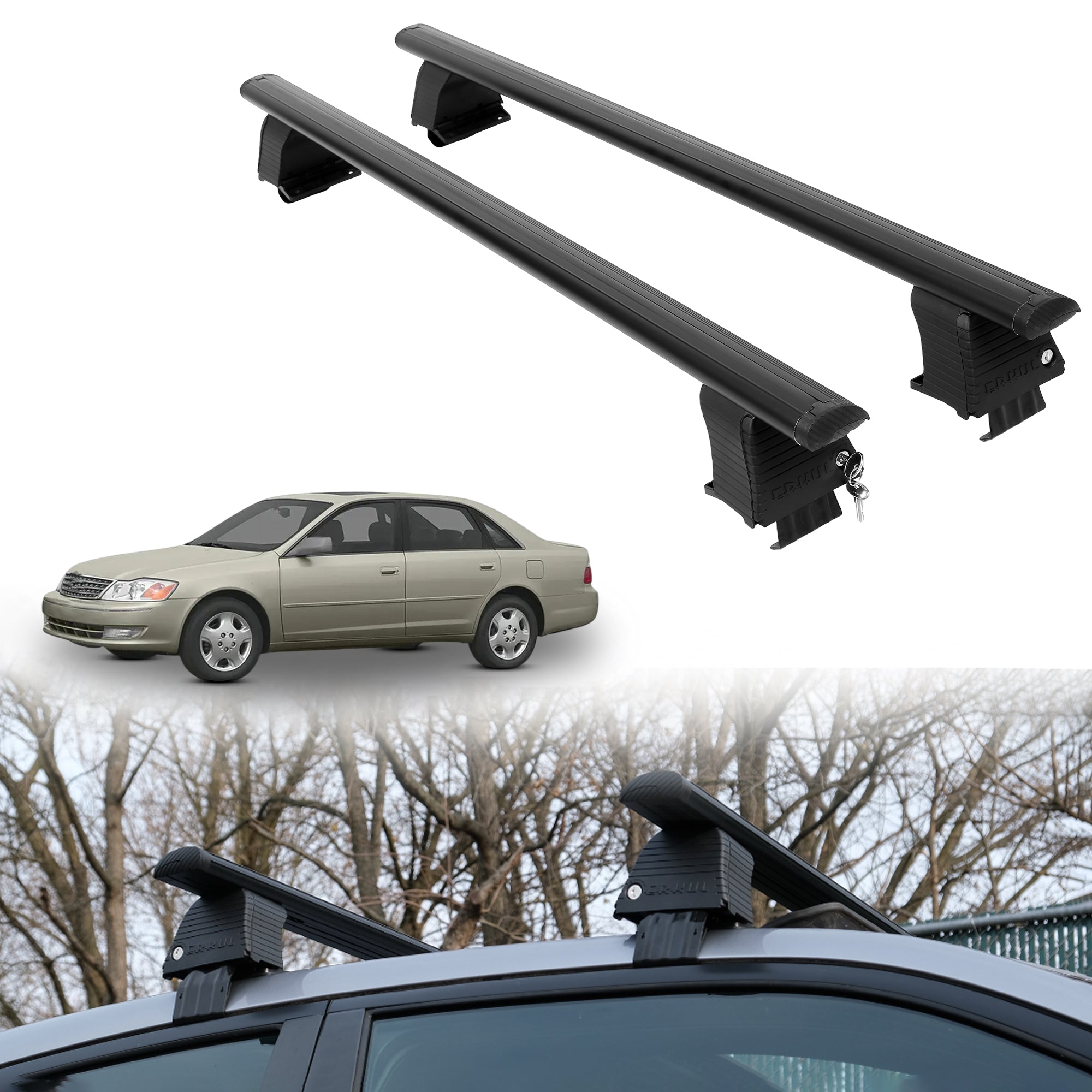ERKUL Roof Rack Crossbars For TOYOTA AVALON 2000-2004