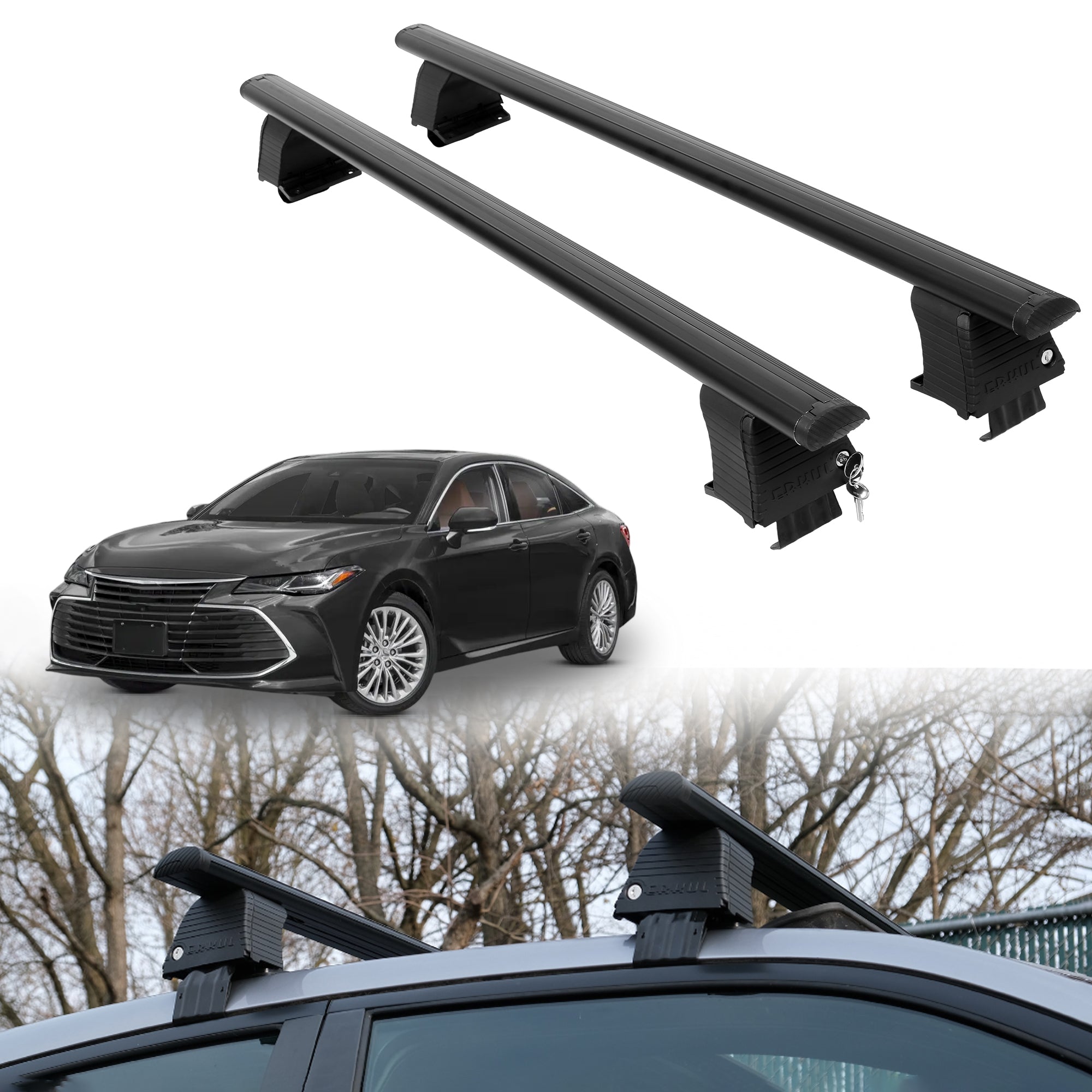 ERKUL Roof Rack Crossbars For TOYOTA AVALON / AVALON HYBRID 2019-2022