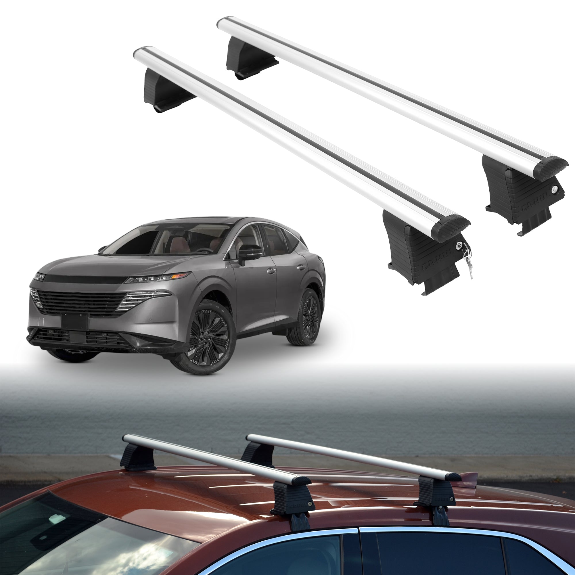 ERKUL Roof Rack Crossbars For NISSAN MURANO 2025-2026