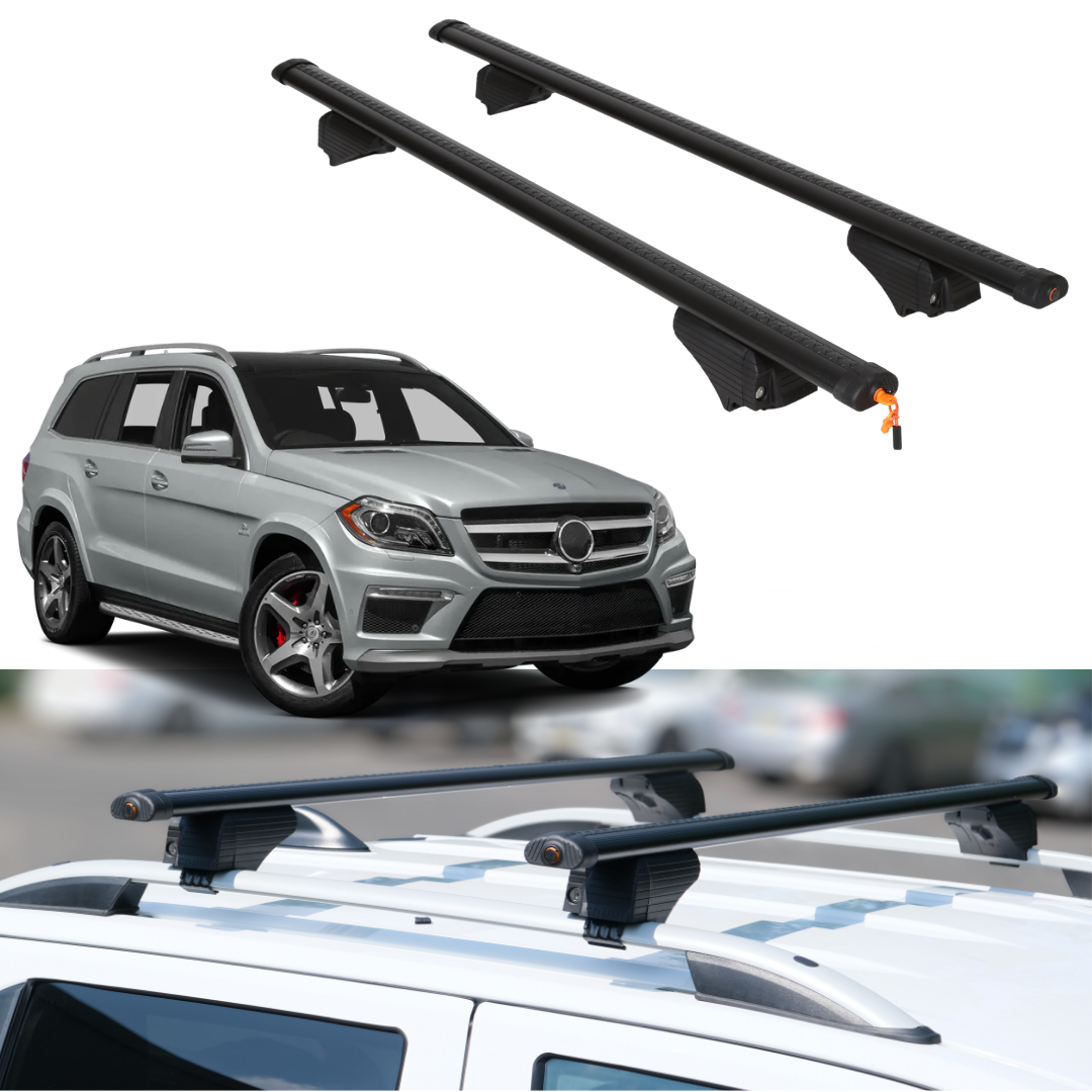 Roof Rack Crossbars for Mercedes-Benz AMG GL 2016 - Black