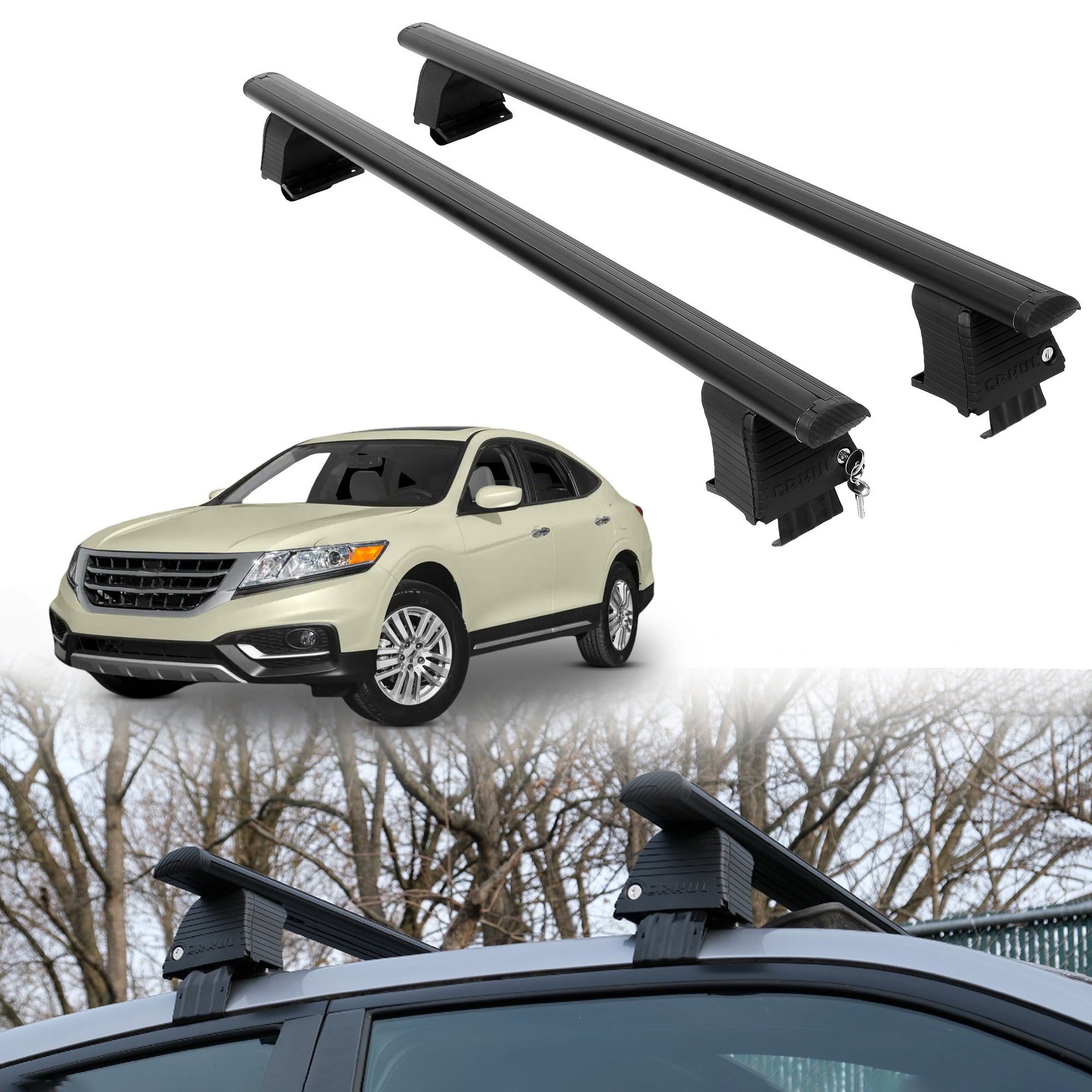 ERKUL Roof Rack Crossbars For HONDA CROSSTOUR 2010-2015