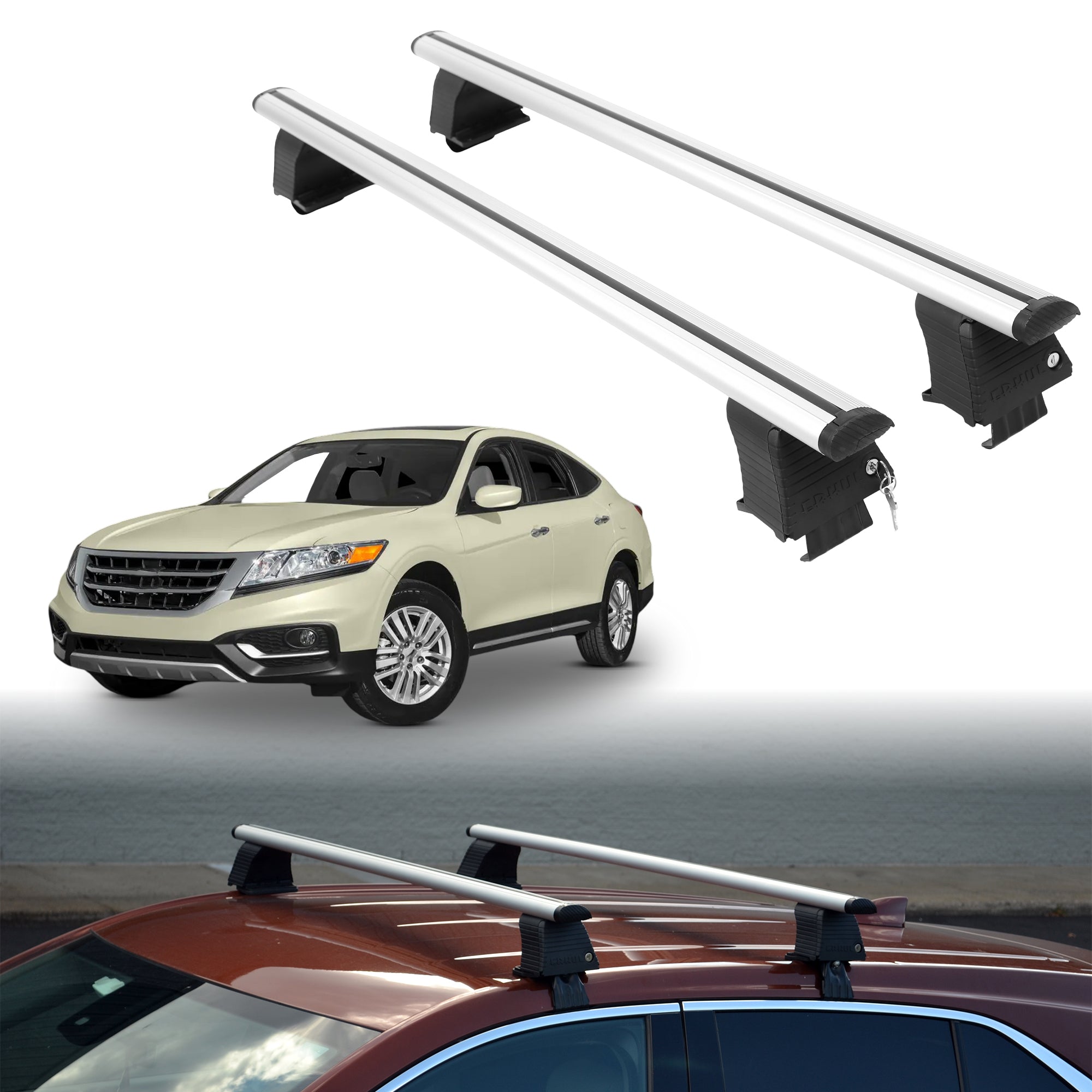 ERKUL Roof Rack Crossbars For HONDA CROSSTOUR 2010-2015