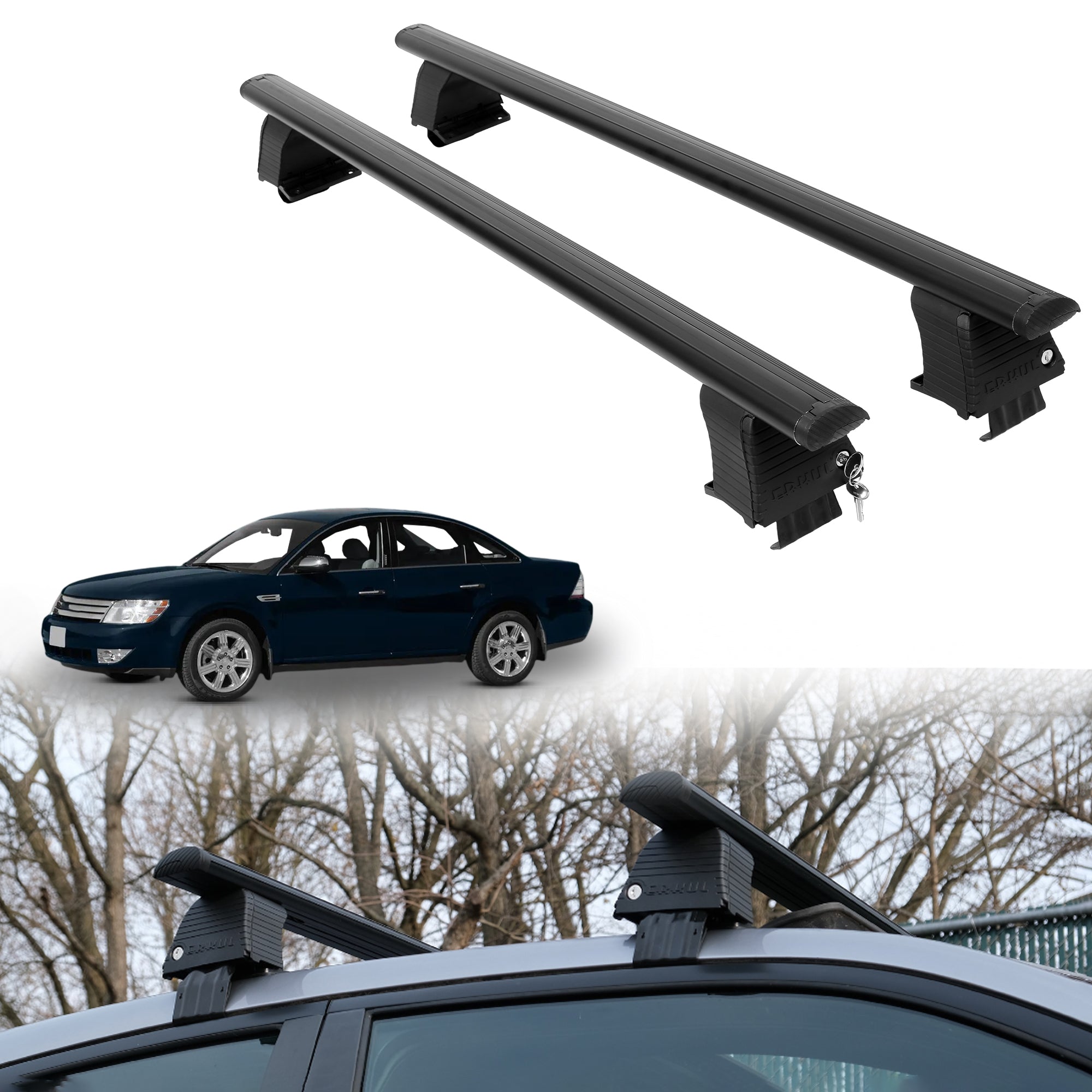 ERKUL Roof Rack Crossbars For FORD TAURUS 2000-2009