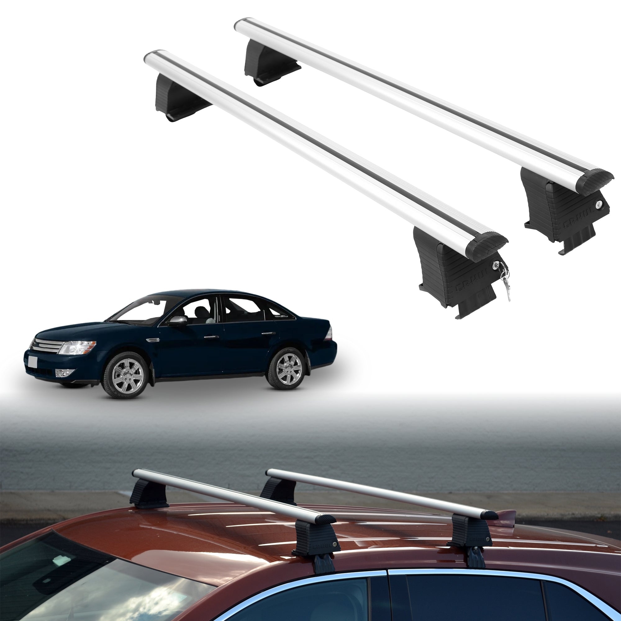 ERKUL Roof Rack Crossbars For FORD TAURUS 2000-2009