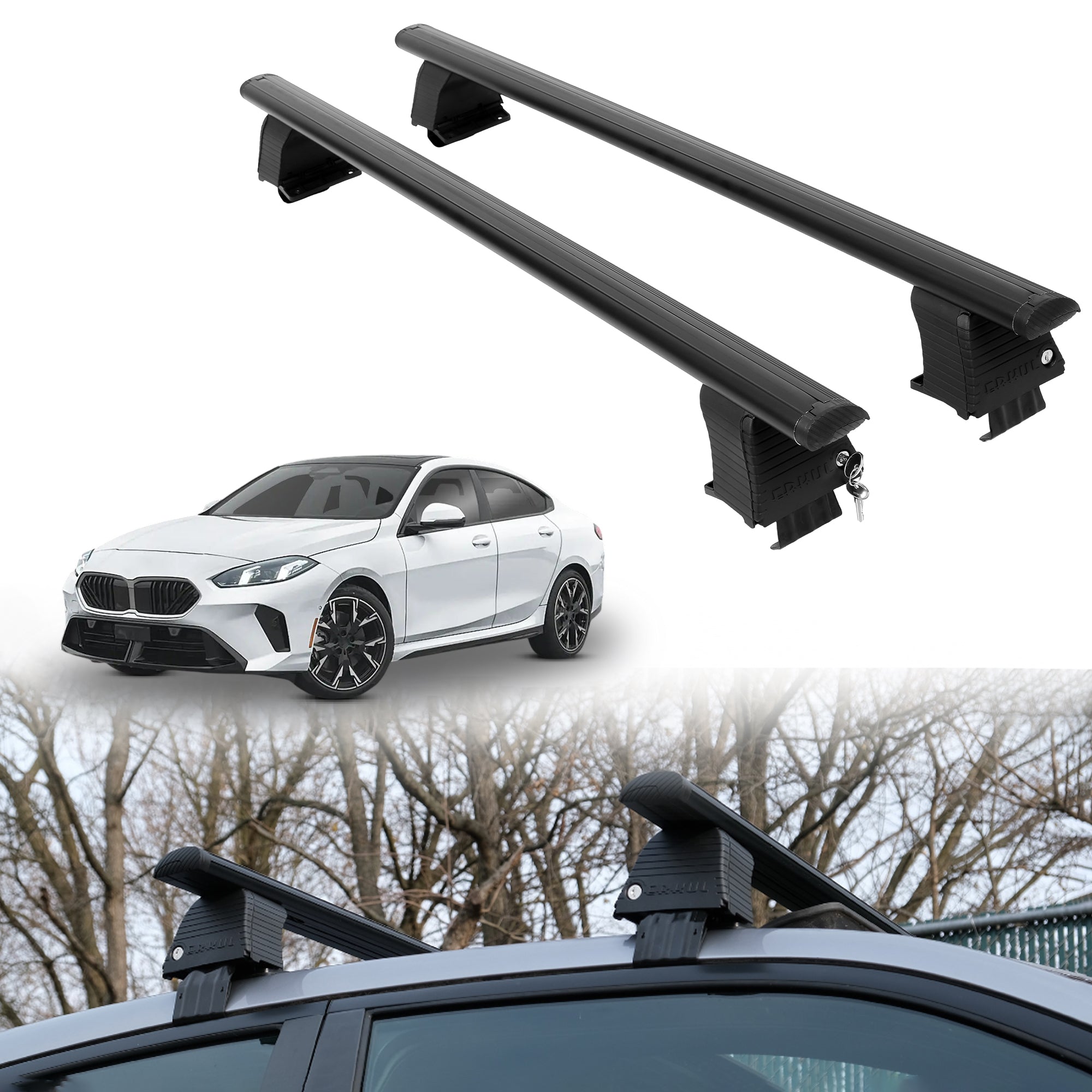 ERKUL Roof Rack Crossbars For BMW 228 GRAN COUPE 2020-2026