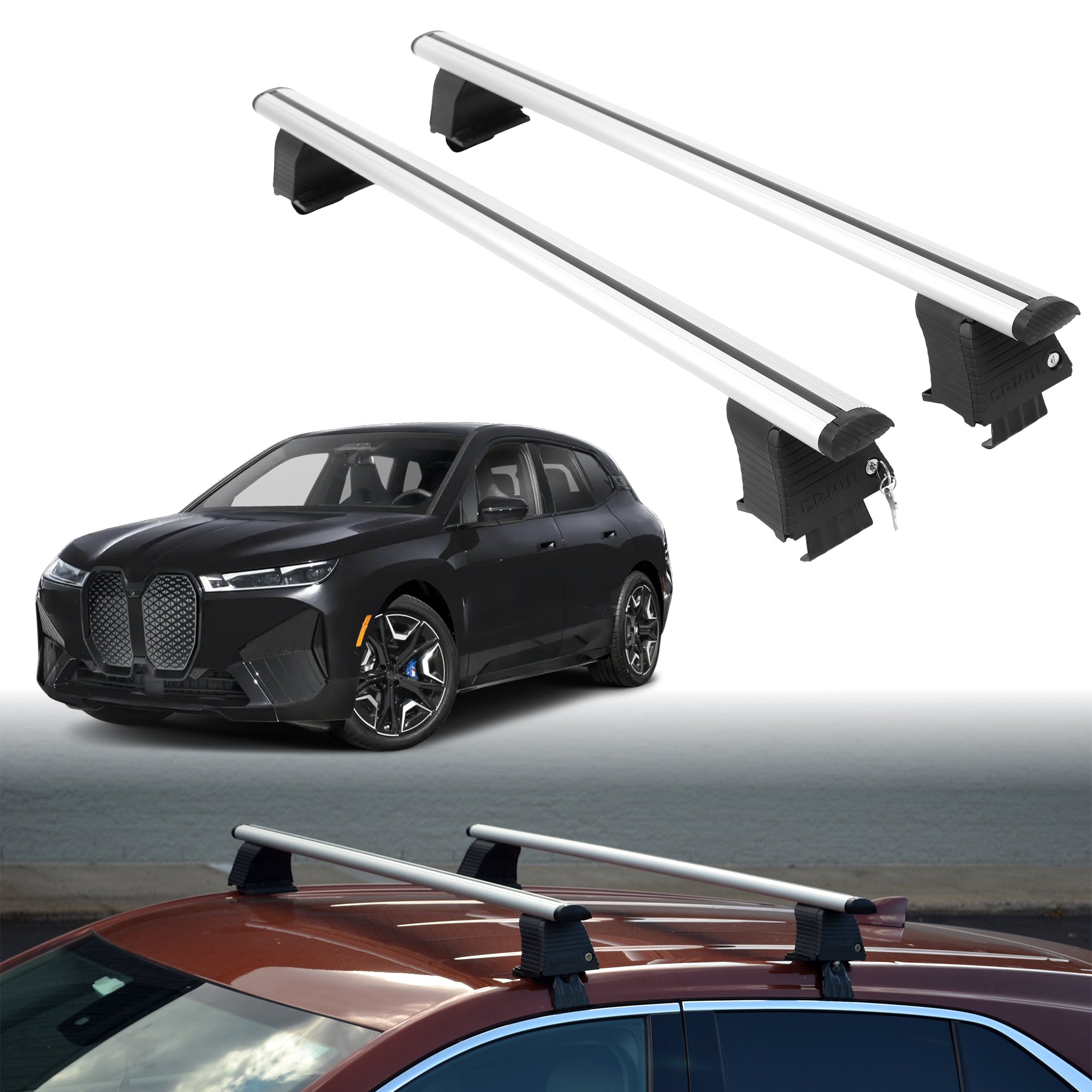 ERKUL Roof Rack Crossbars For BMW IX 2022-2026