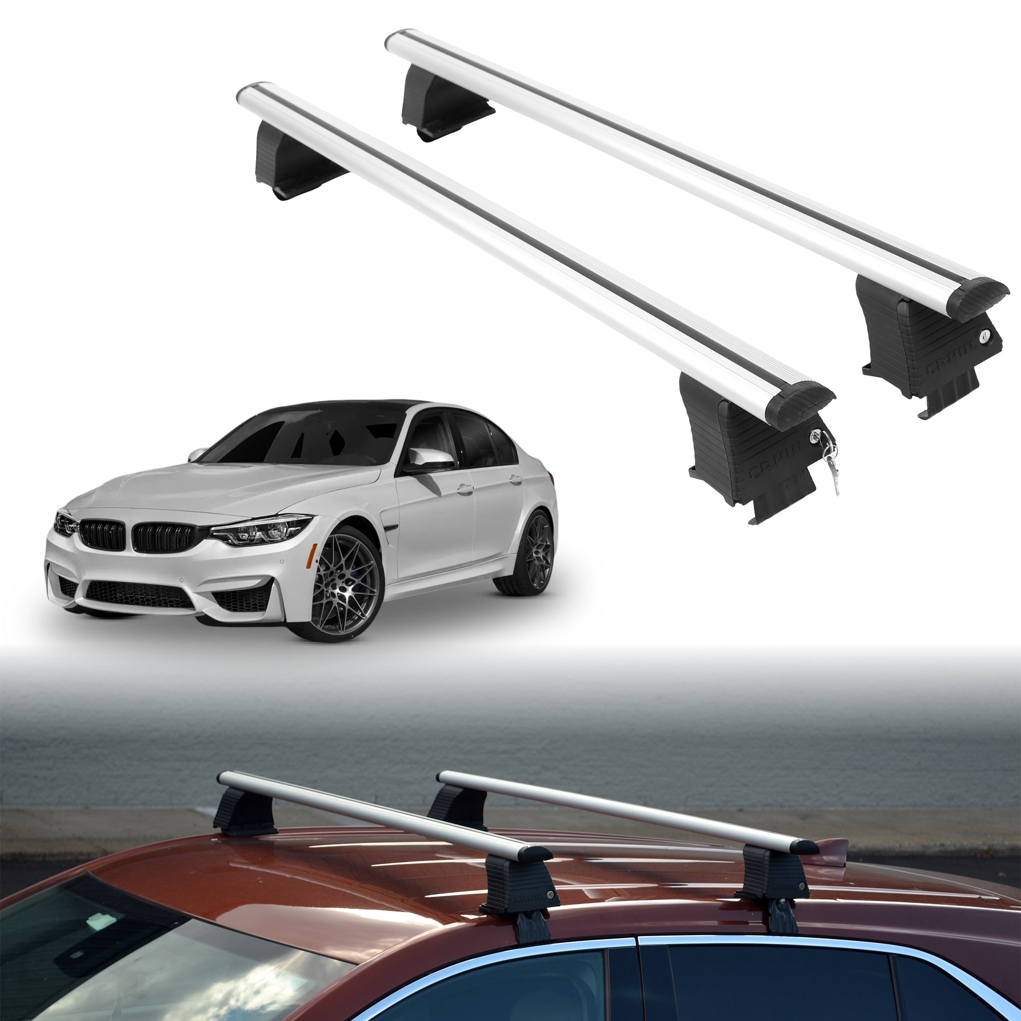 ERKUL Roof Rack Crossbars For BMW M3 2015-2018