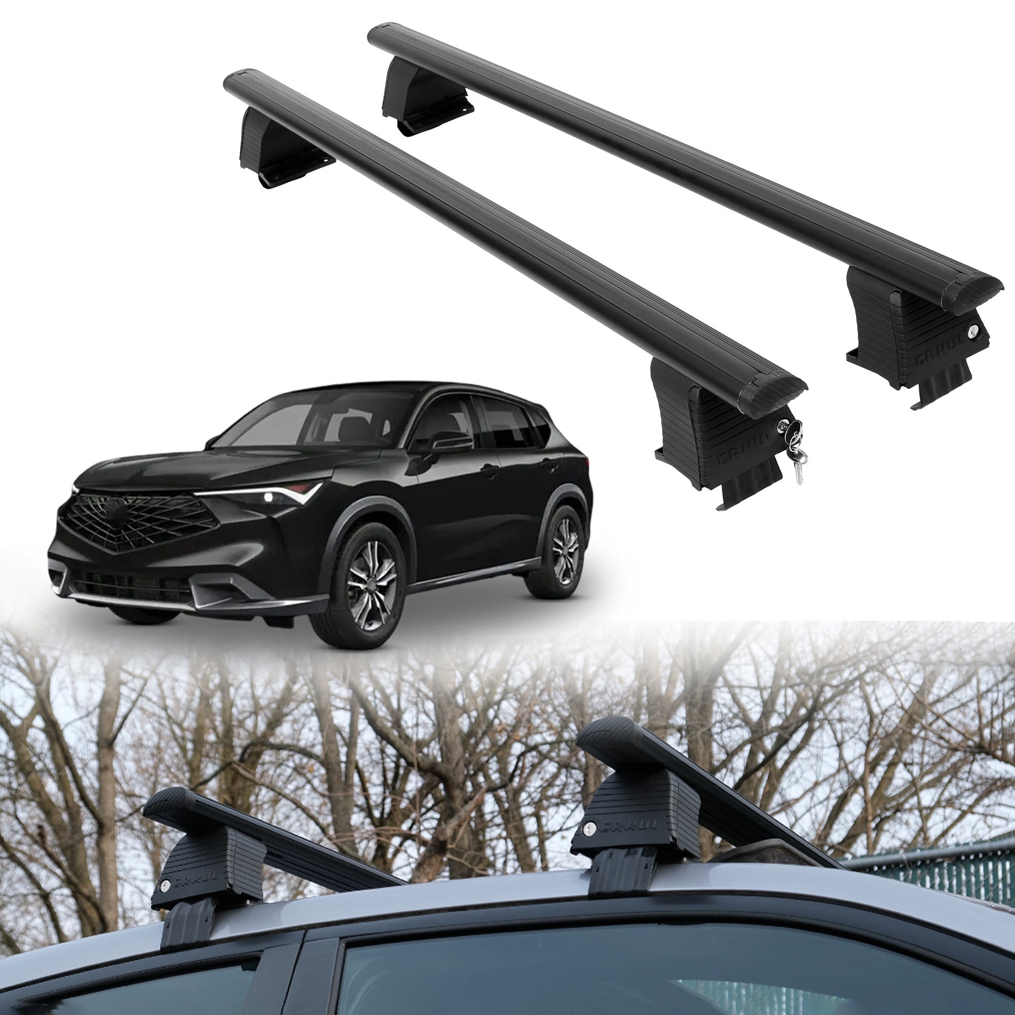 ERKUL Roof Rack Crossbars For ACURA ADX 2025-2026