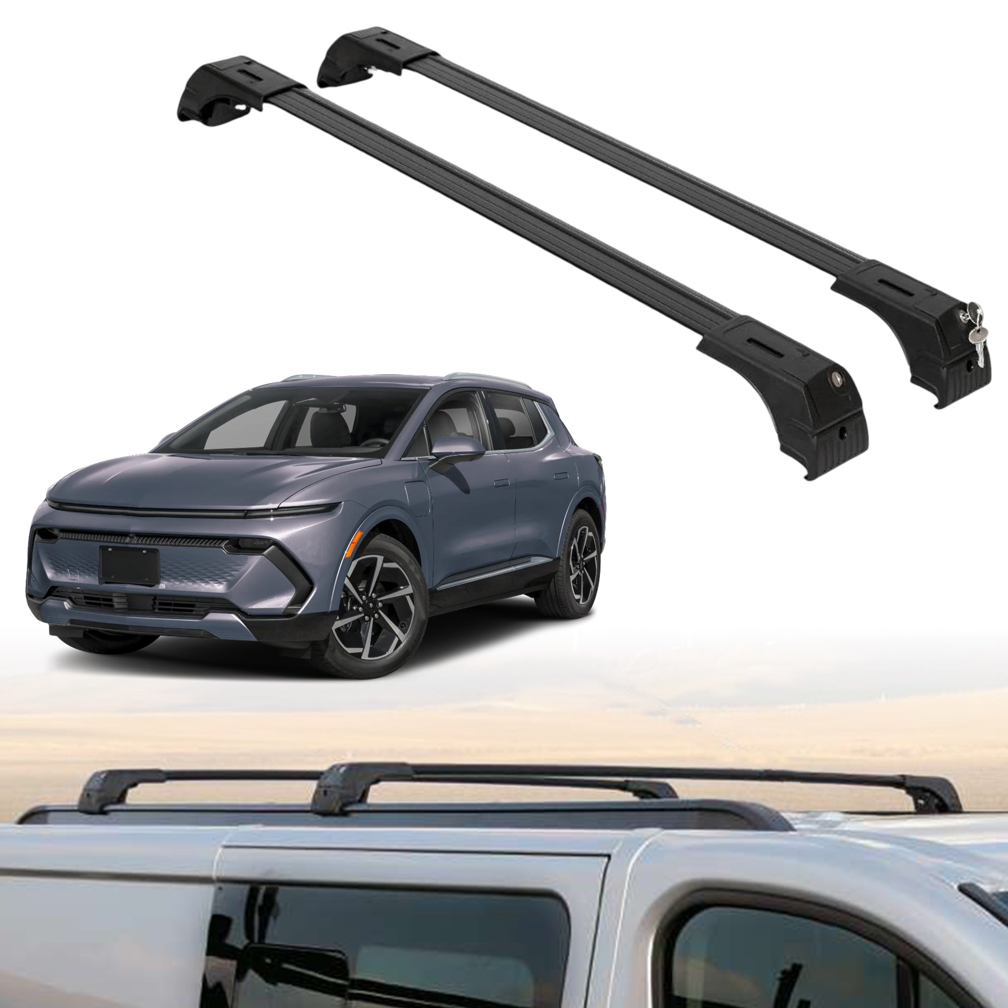 ERKUL Roof Rack Crossbars For CHEVROLET EQUINOX EV 2024-2026
