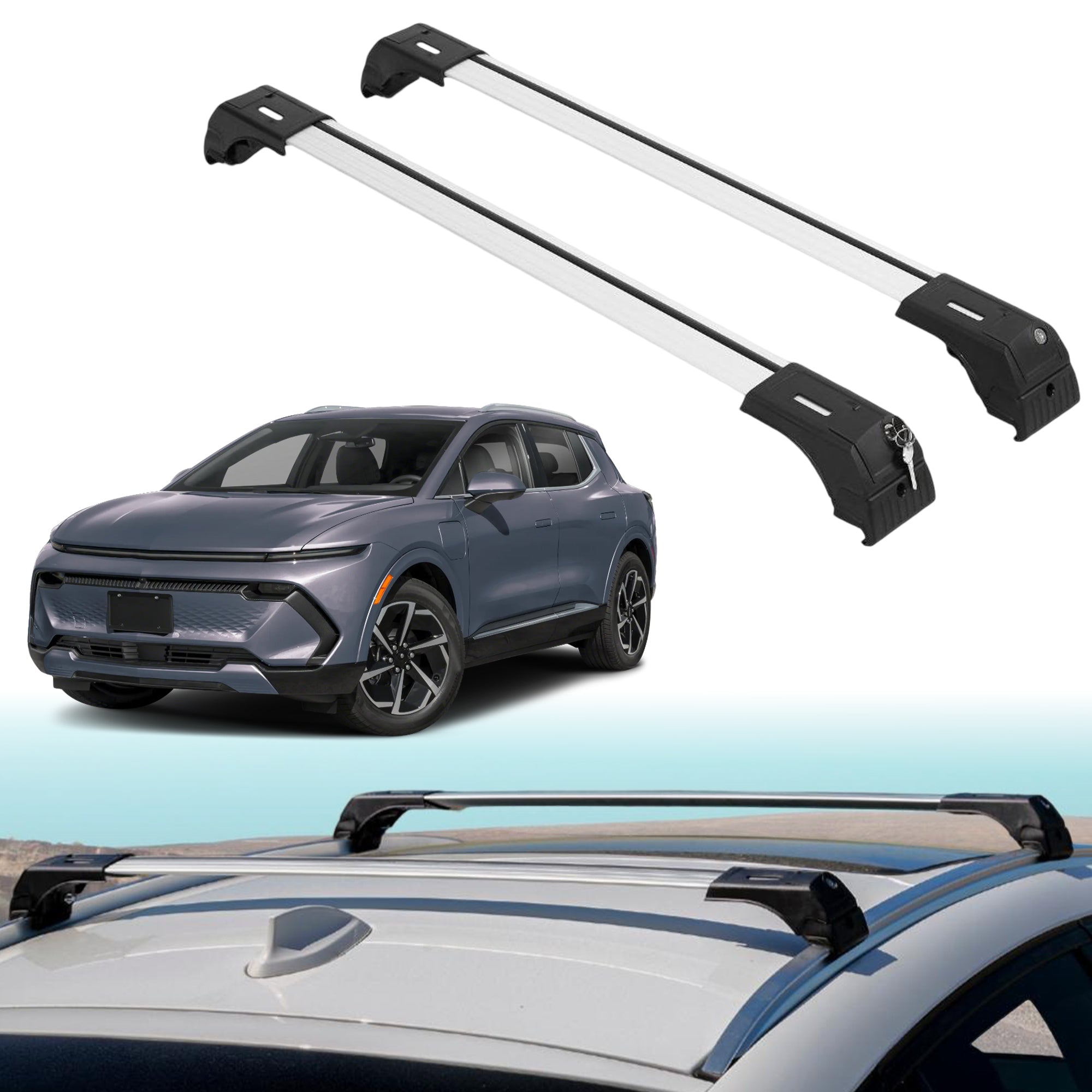 ERKUL Roof Rack Crossbars For CHEVROLET EQUINOX EV 2024-2026