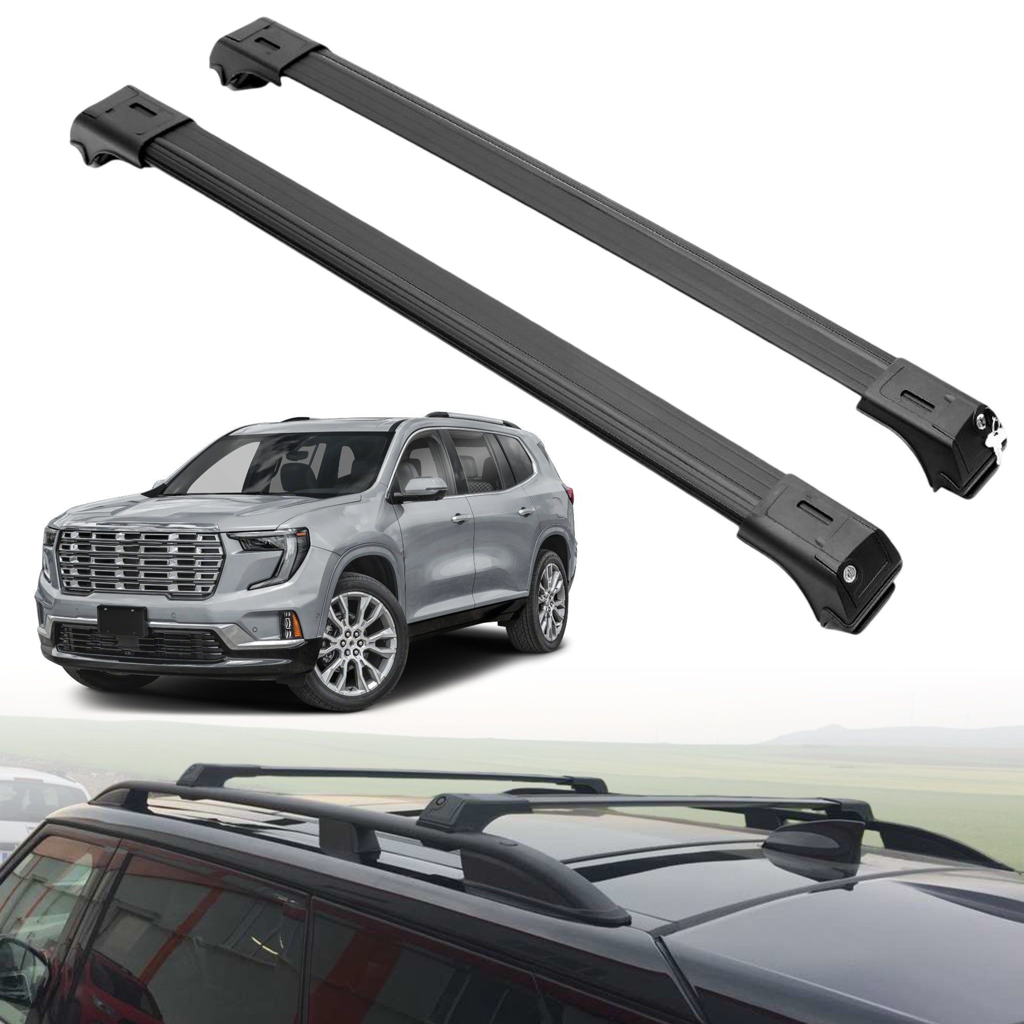 ERKUL Roof Rack Crossbars For GMC ACADIA 2024-2026