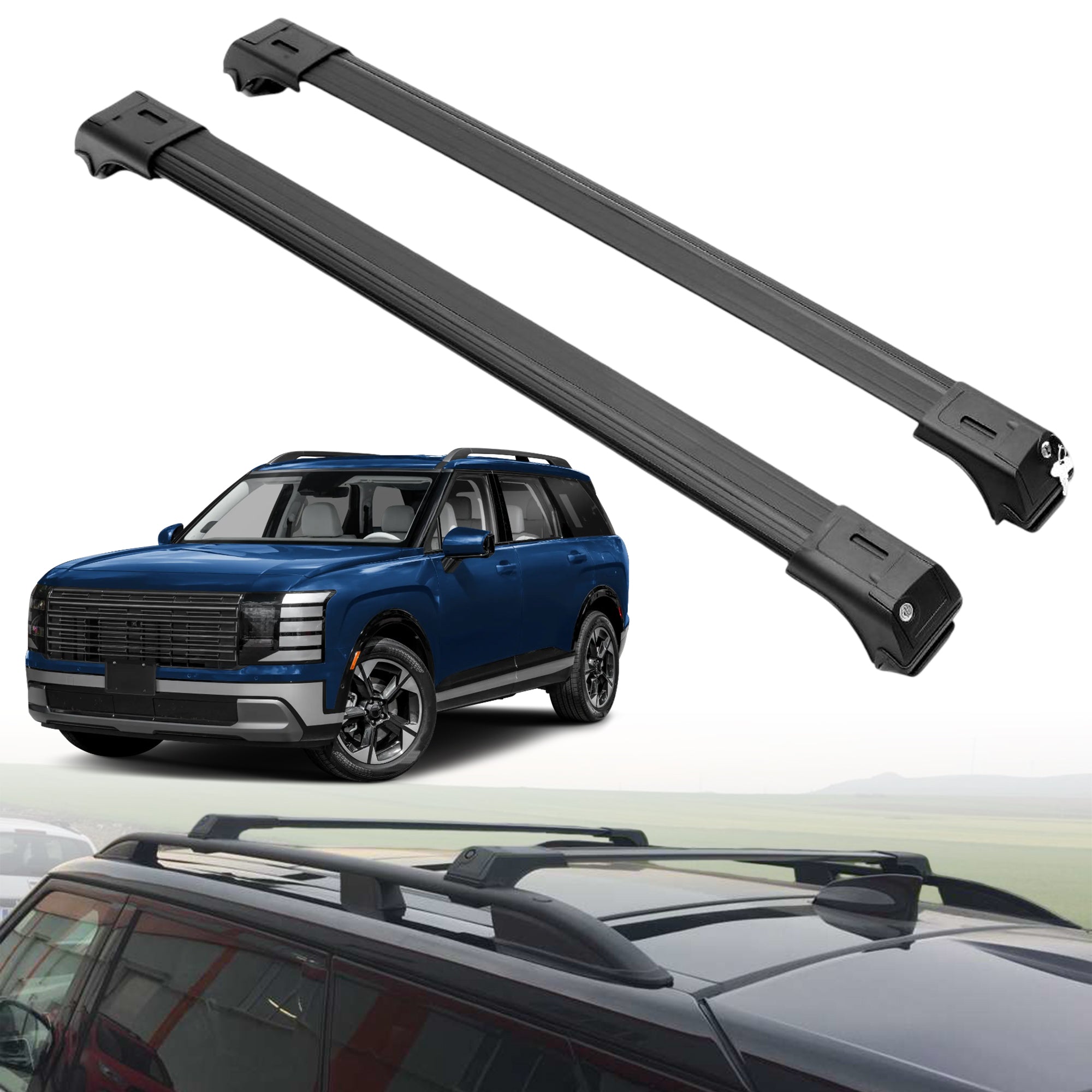 ERKUL Roof Rack Crossbars For HYUNDAI PALISADE 2026
