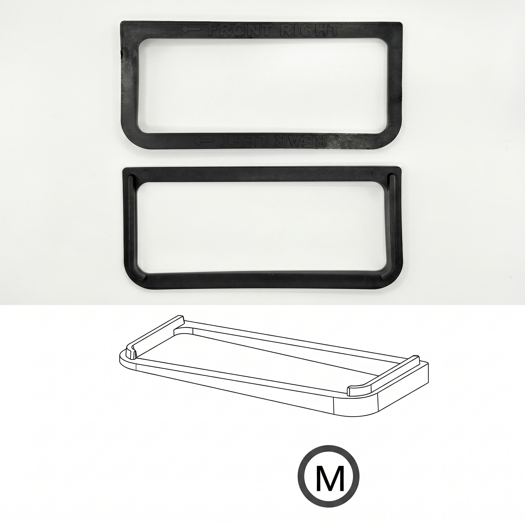 AeroGlide V3 (ECEM V3) - Replacement Parts for Fixed Point Roof Crossbars