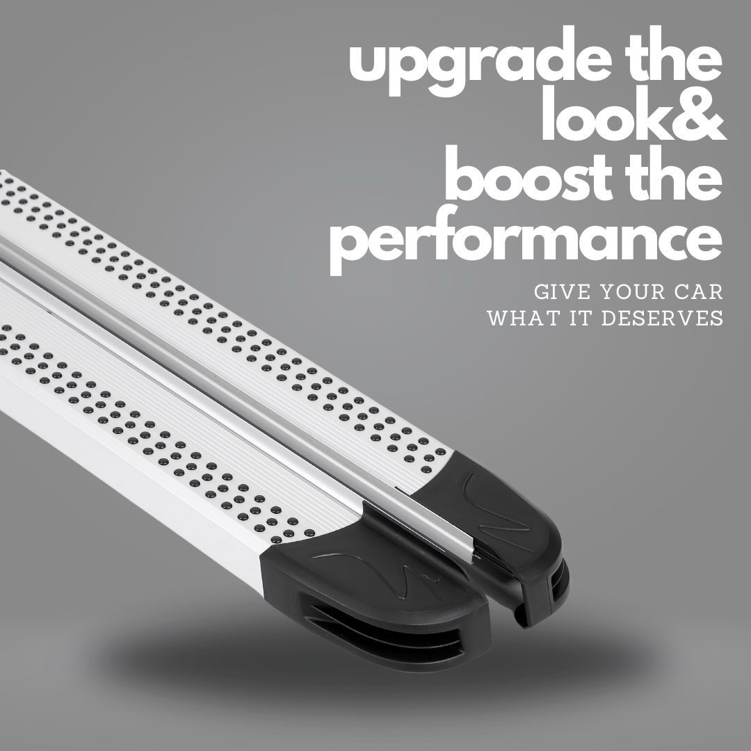 Erkul 5.2" Running Boards for Jeep Renegade 2015-2024 - 350 lb - Silver