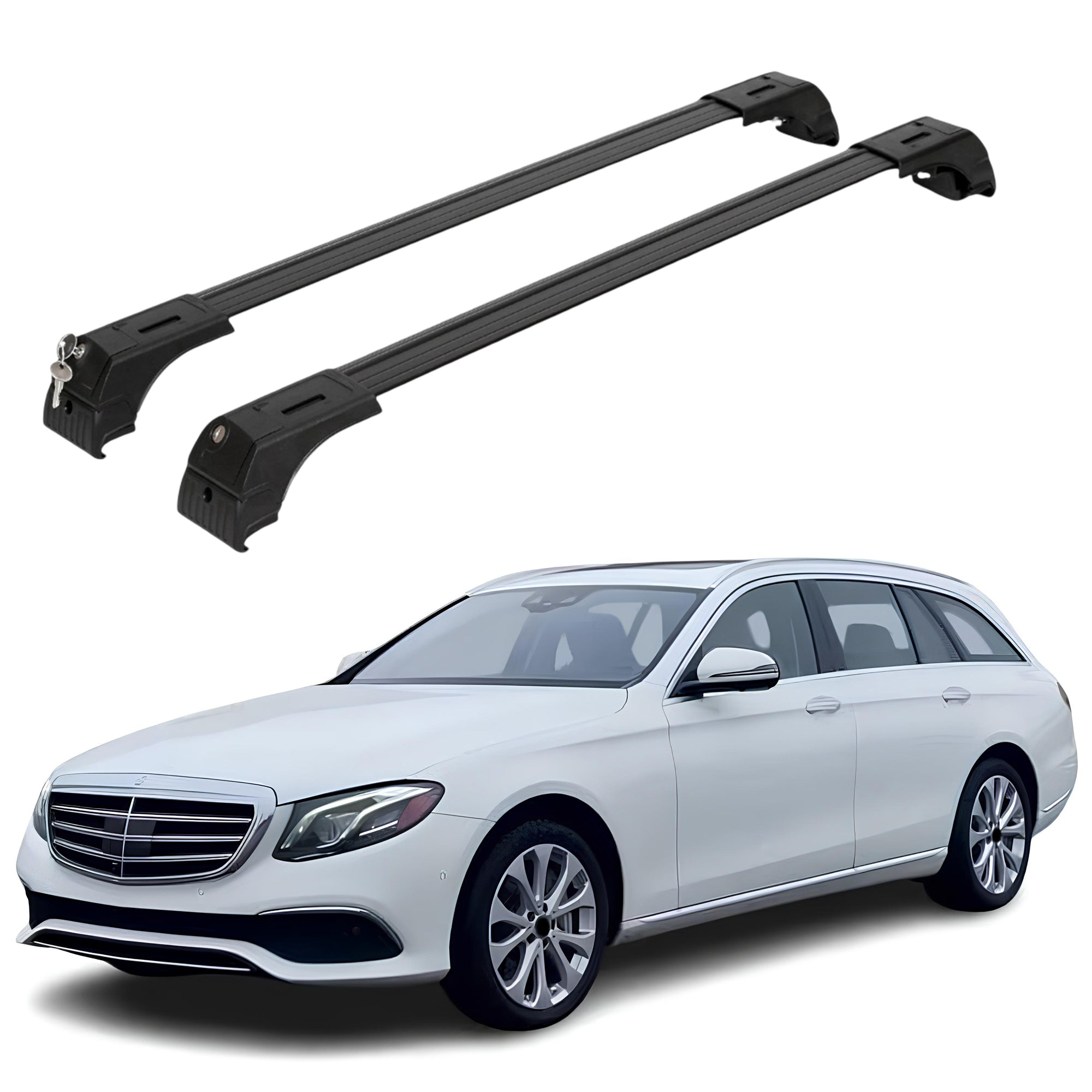 ERKUL Roof Rack Crossbars For MERCEDES-BENZ E-CLASS WAGON 2017-2023