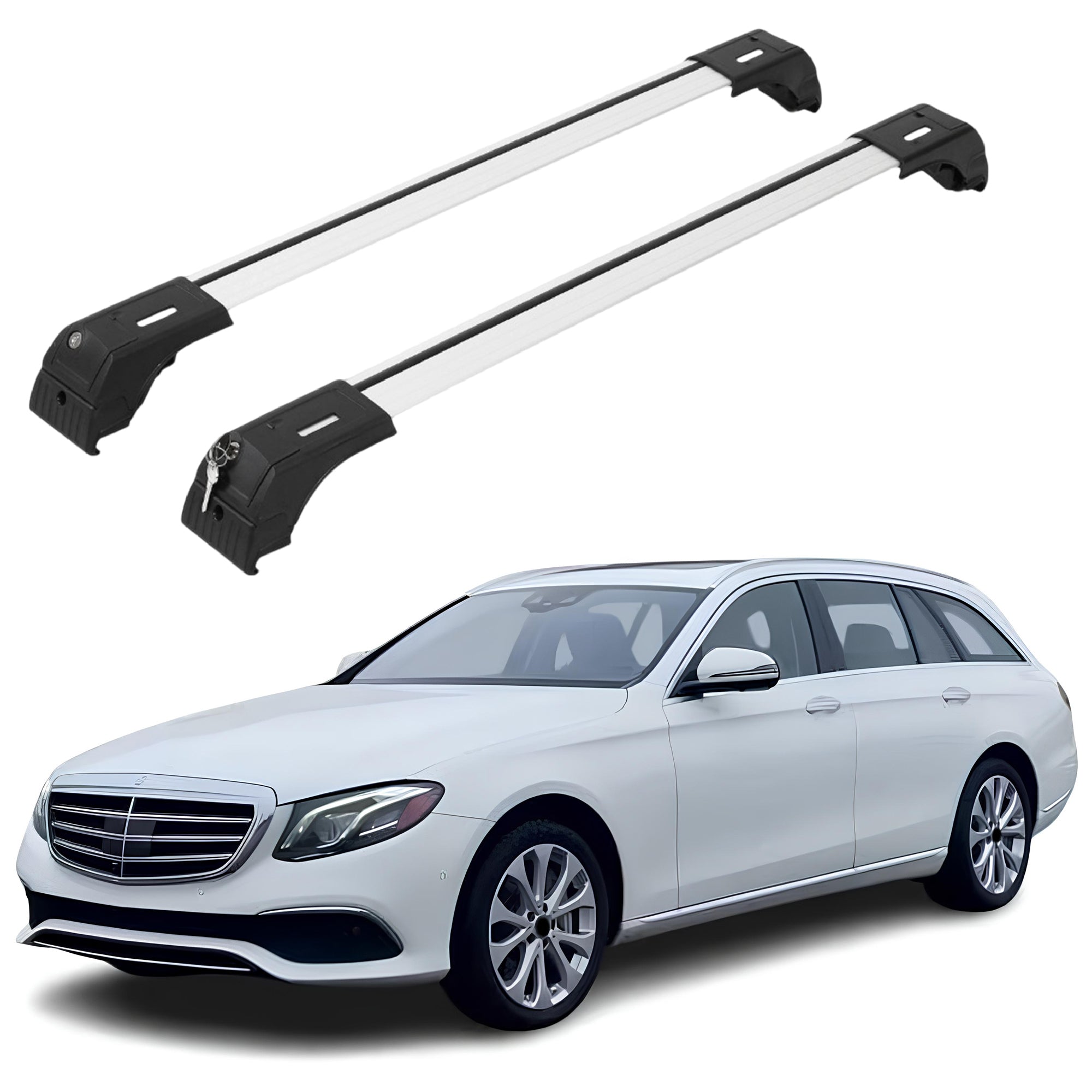 ERKUL Roof Rack Crossbars For MERCEDES-BENZ E-CLASS WAGON 2017-2023