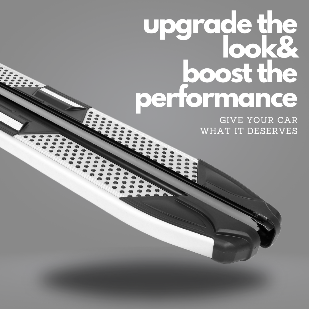 5" Running Boards for Fiat 500X 2016-2023 - 350 lb Nerf Side Step Bars