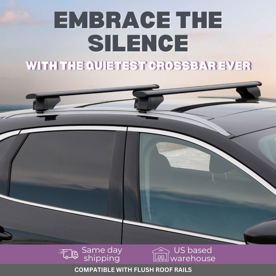 Cadillac VISTIQ 2026 Roof Rack Cross Bars Black | Erkul