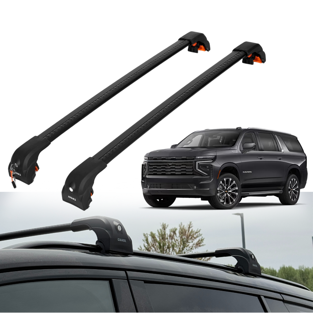 ERKUL Roof Rack Crossbars For CHEVROLET SUBURBAN 2021-2026
