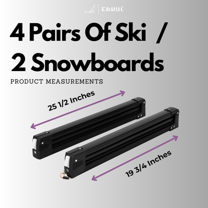 Ski Snowboard Rack for Cars & SUV