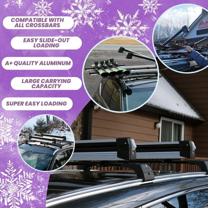 Erkul Ski Snowboard Rack 6 Skis or 4 Boards | Erkul Auto