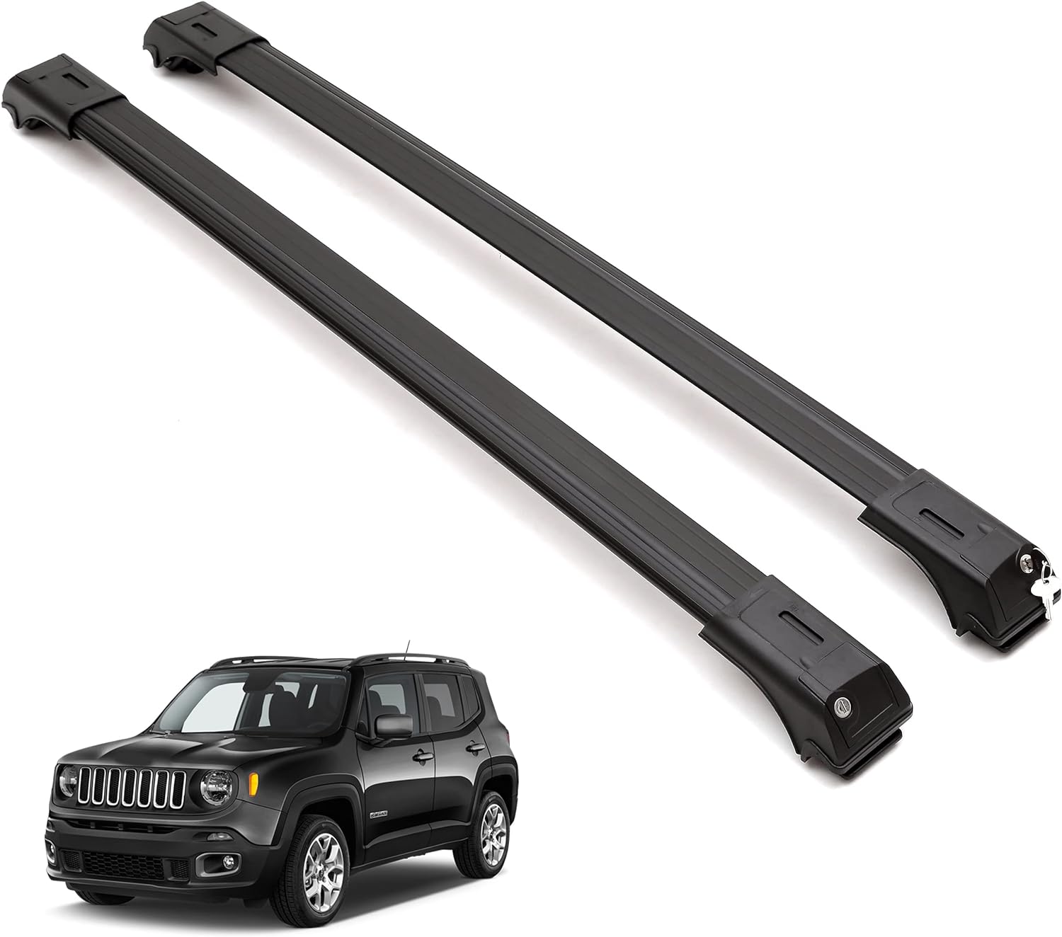 ERKUL Roof Rack Crossbars For JEEP RENEGADE 2015-2023
