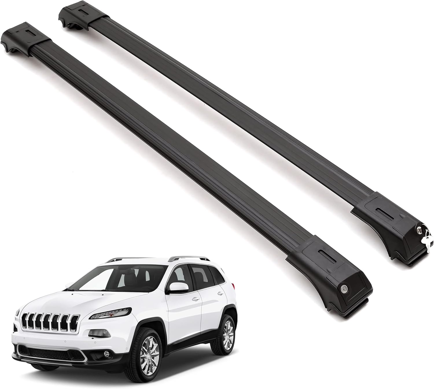 ERKUL Roof Rack Crossbars For JEEP CHEROKEE 2014-2023