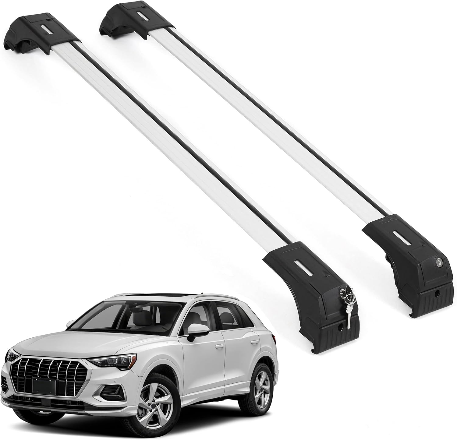 ERKUL Roof Rack Crossbars For AUDI Q3 2019-2025