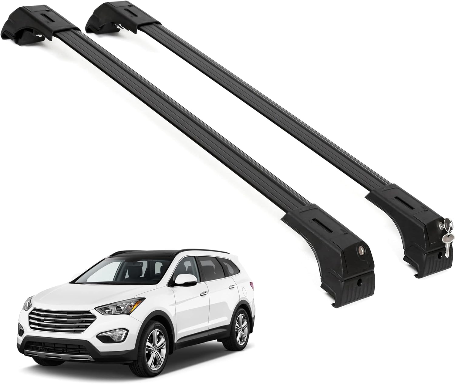 ERKUL Roof Rack Crossbars For HYUNDAI SANTA FE 2013-2018