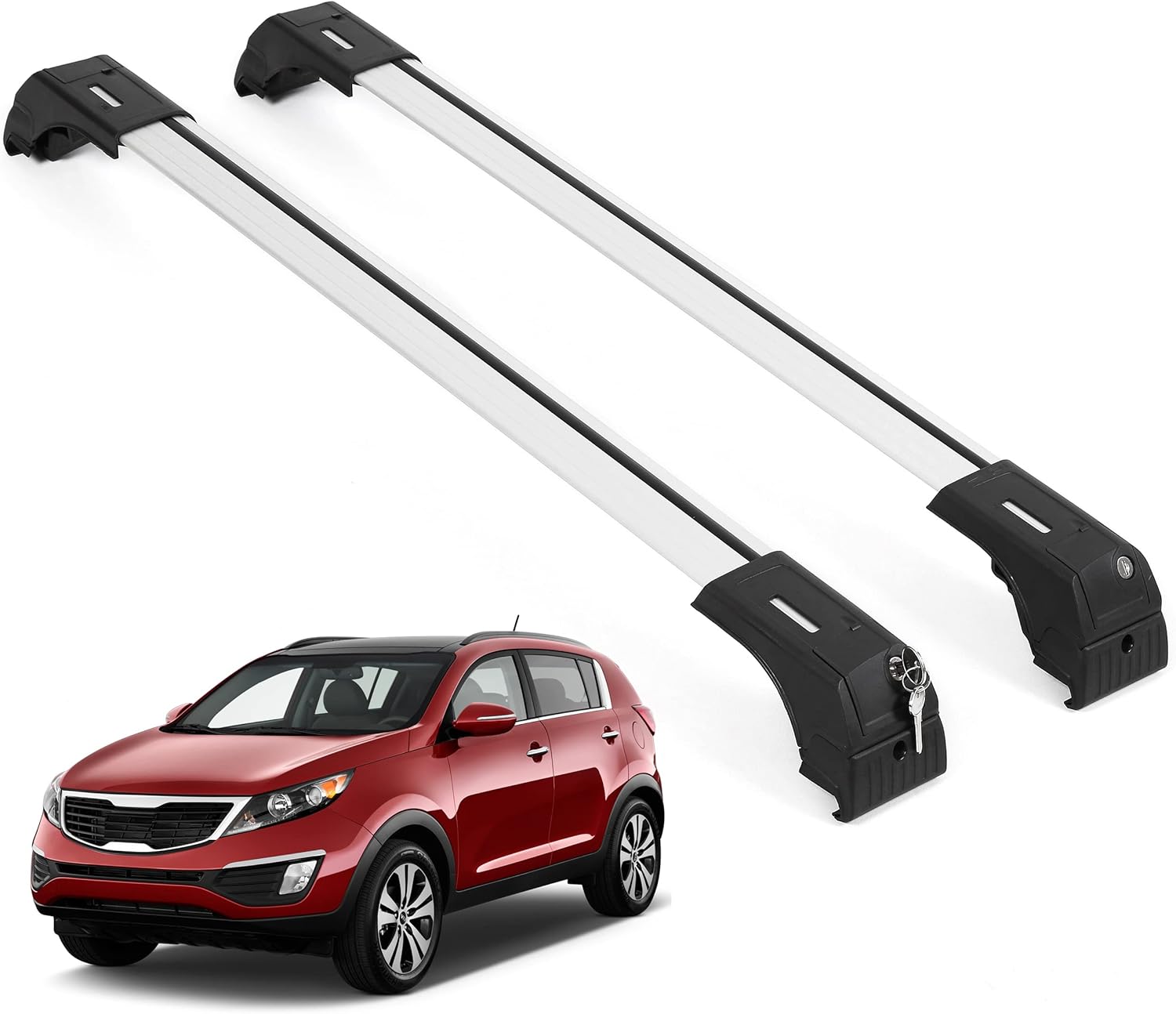 ERKUL Roof Rack Crossbars For KIA SPORTAGE 2011-2016