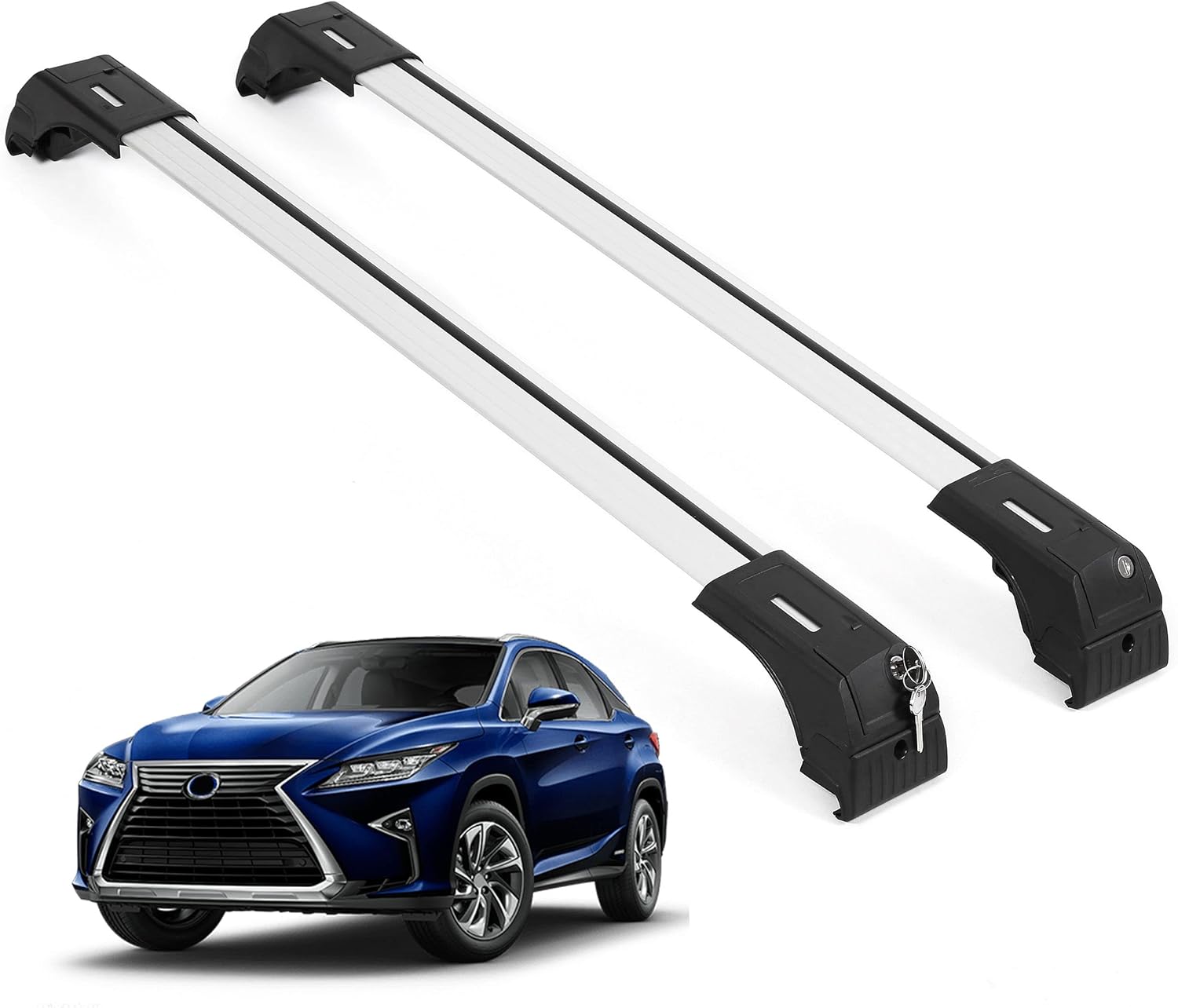 ERKUL Roof Rack Crossbars For LEXUS RX350L / RX450H / RX450HL 2016-2022