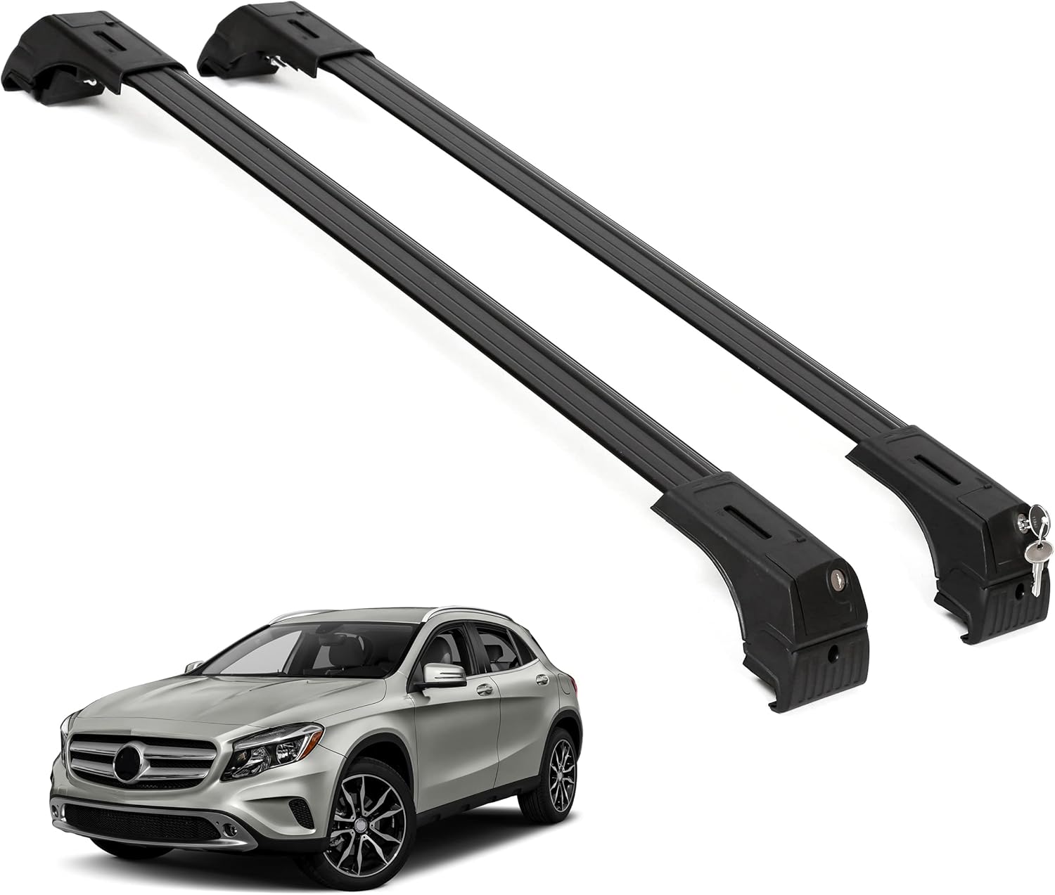 ERKUL Roof Rack Crossbars For MERCEDES-BENZ GLA180/GLA200/GLA250/GLA250/GLA35 AMG/GLA45 AMG 2014-2020