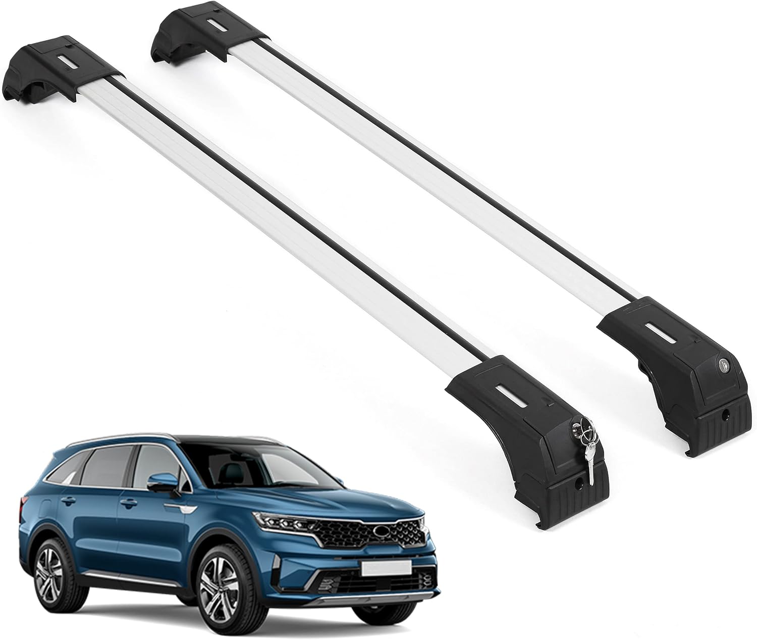 ERKUL Roof Rack Crossbars For KIA SORENTO 2021-2026
