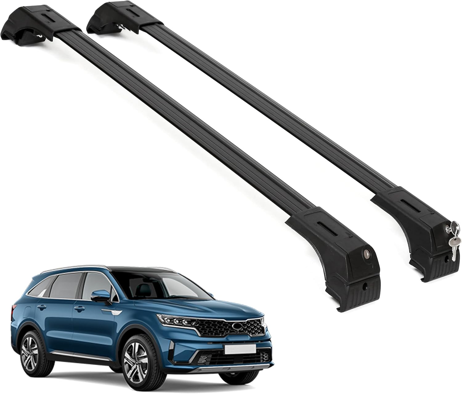 ERKUL Roof Rack Crossbars For KIA SORENTO 2021-2026