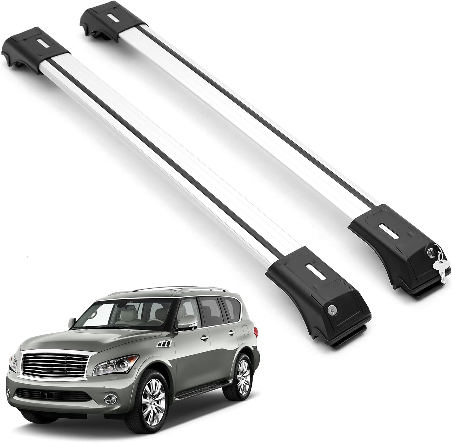 ERKUL Roof Rack Crossbars For INFINITI QX80 / QX56 2014-2022 / 2011-2013
