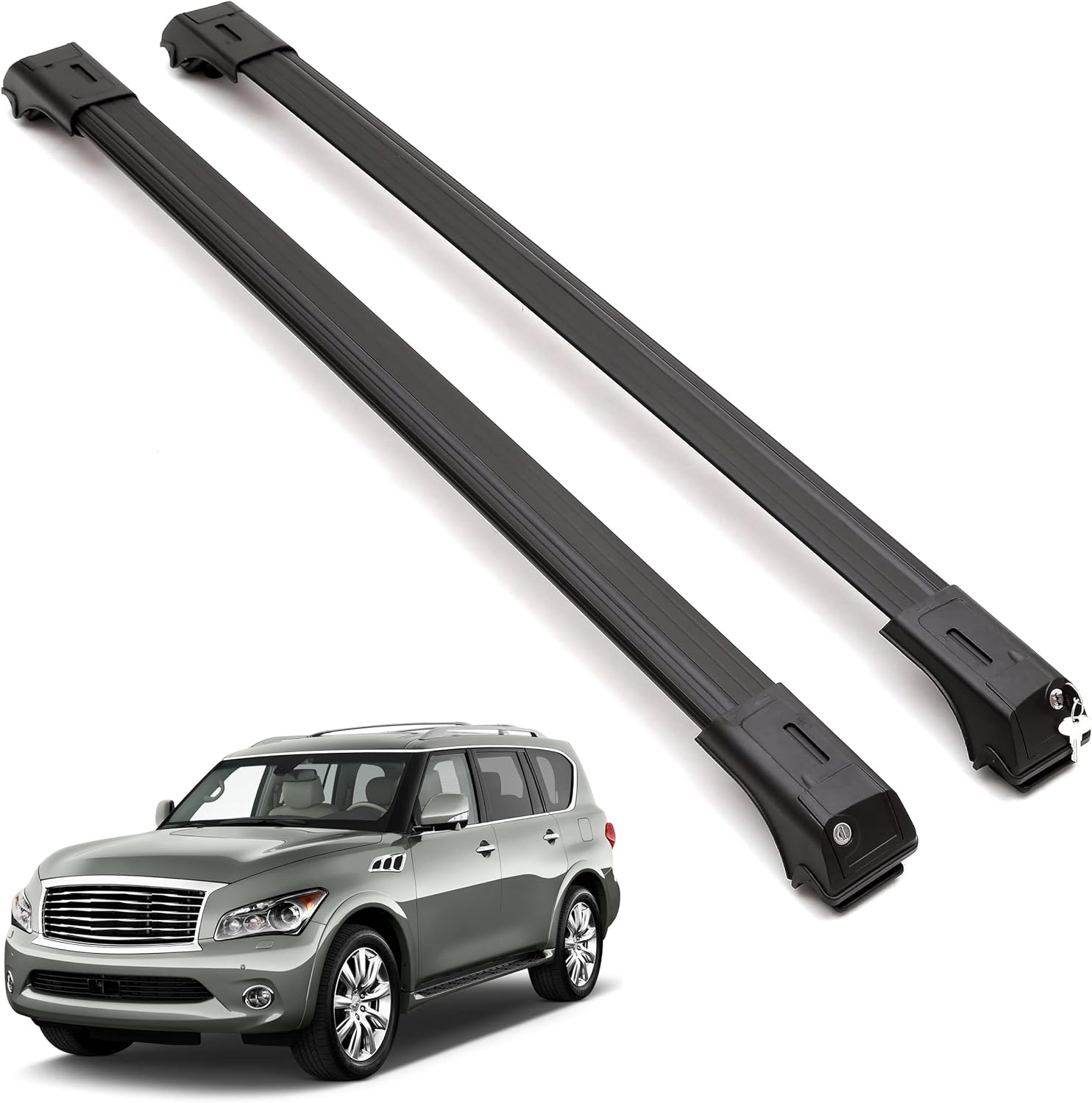 ERKUL Roof Rack Crossbars For INFINITI QX80 / QX56 2014-2022 / 2011-2013