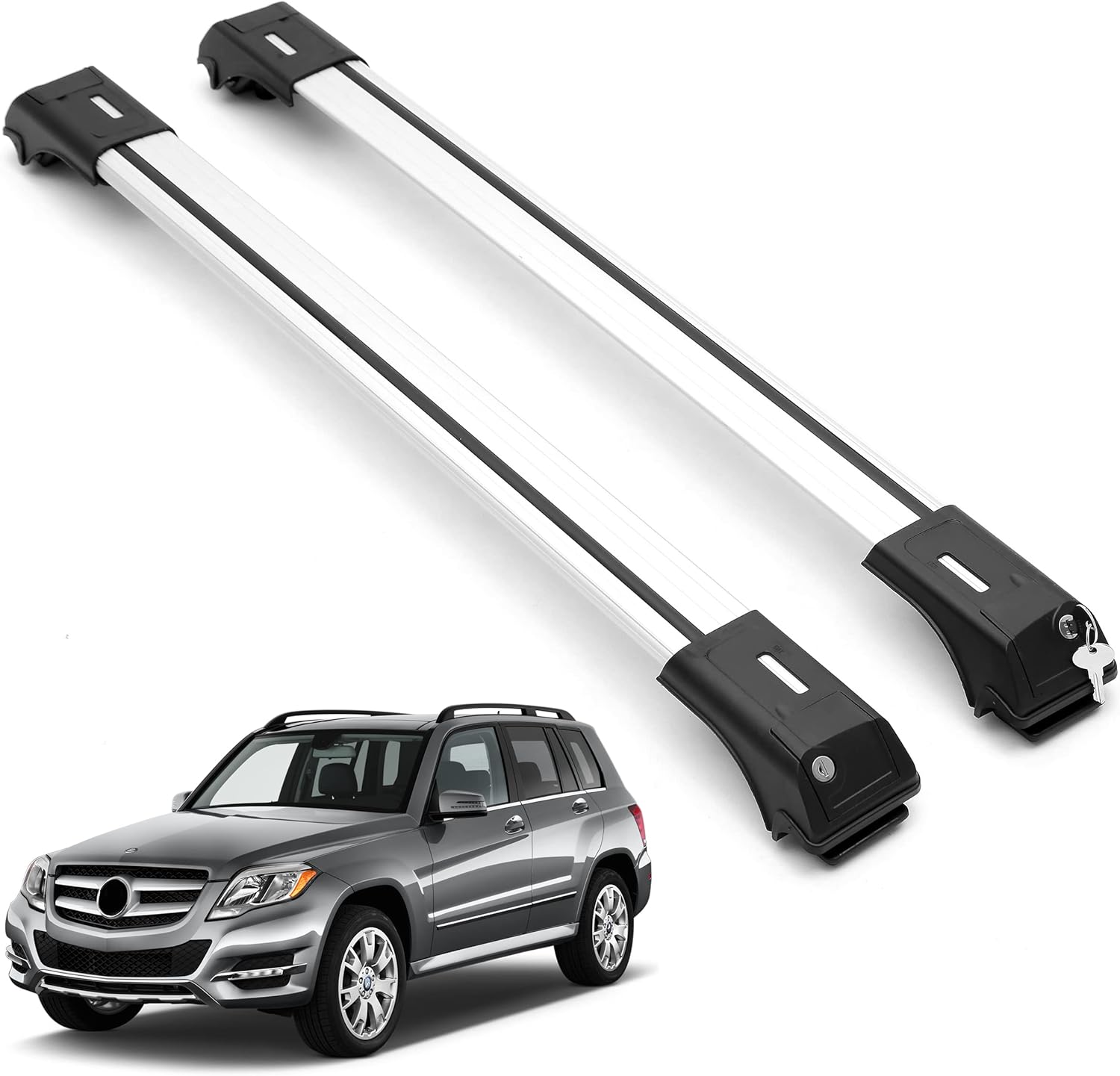 ERKUL Roof Rack Crossbars For MERCEDES-BENZ GLK350 2009-2015