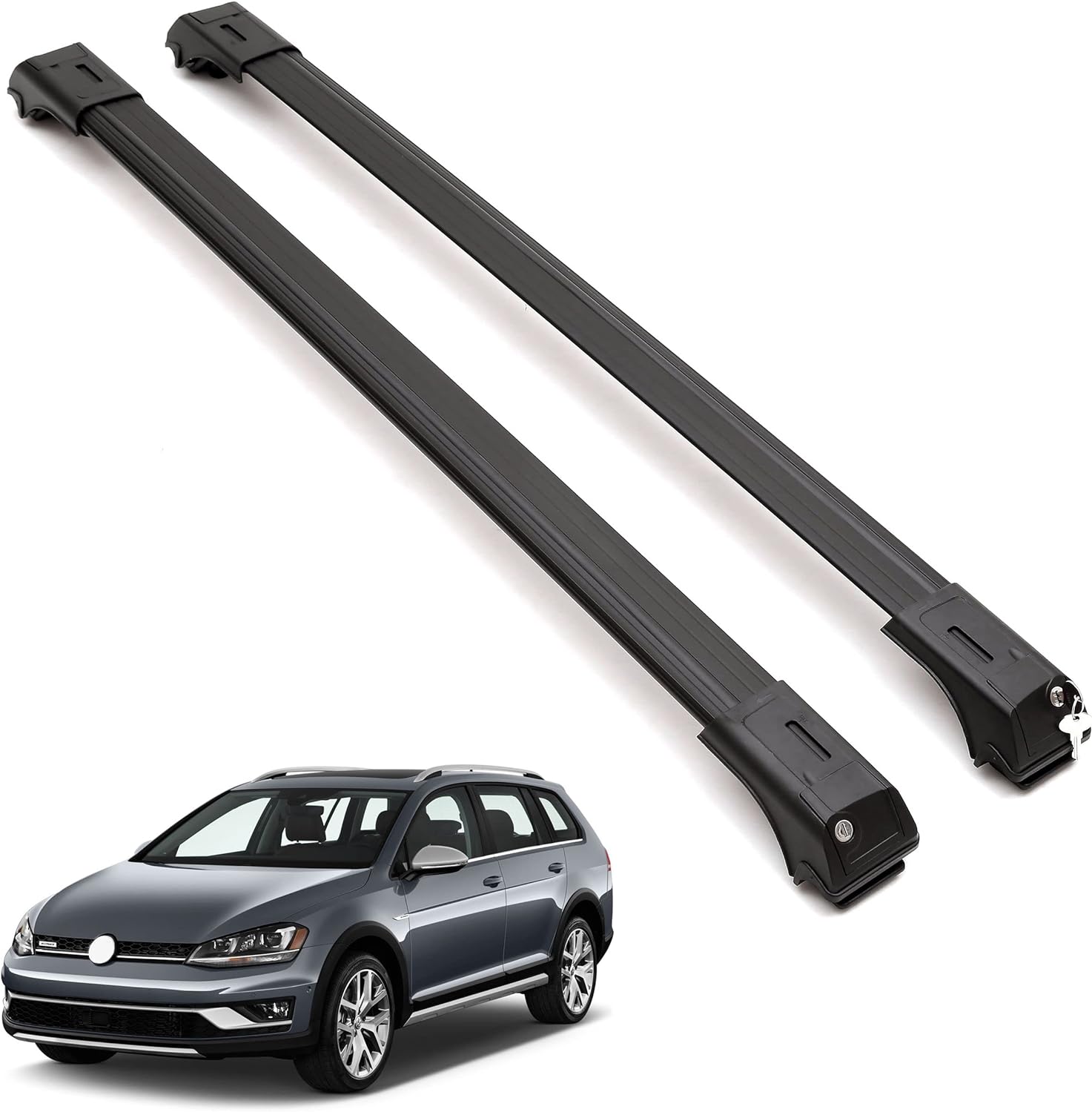 ERKUL Roof Rack Crossbars For VOLKSWAGEN GOLF SPORTWAGEN 2013-2019