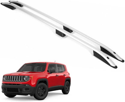 ERKUL Roof Rails Fits Jeep Renegade 2015-2023 Car Racks For Roof Aluminum Silver