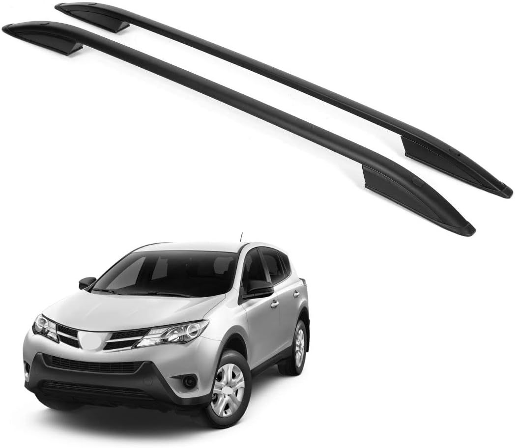 ERKUL Roof Rails Fits Toyota RAV4 2013-2018 Car Racks For Roof Aluminum Black